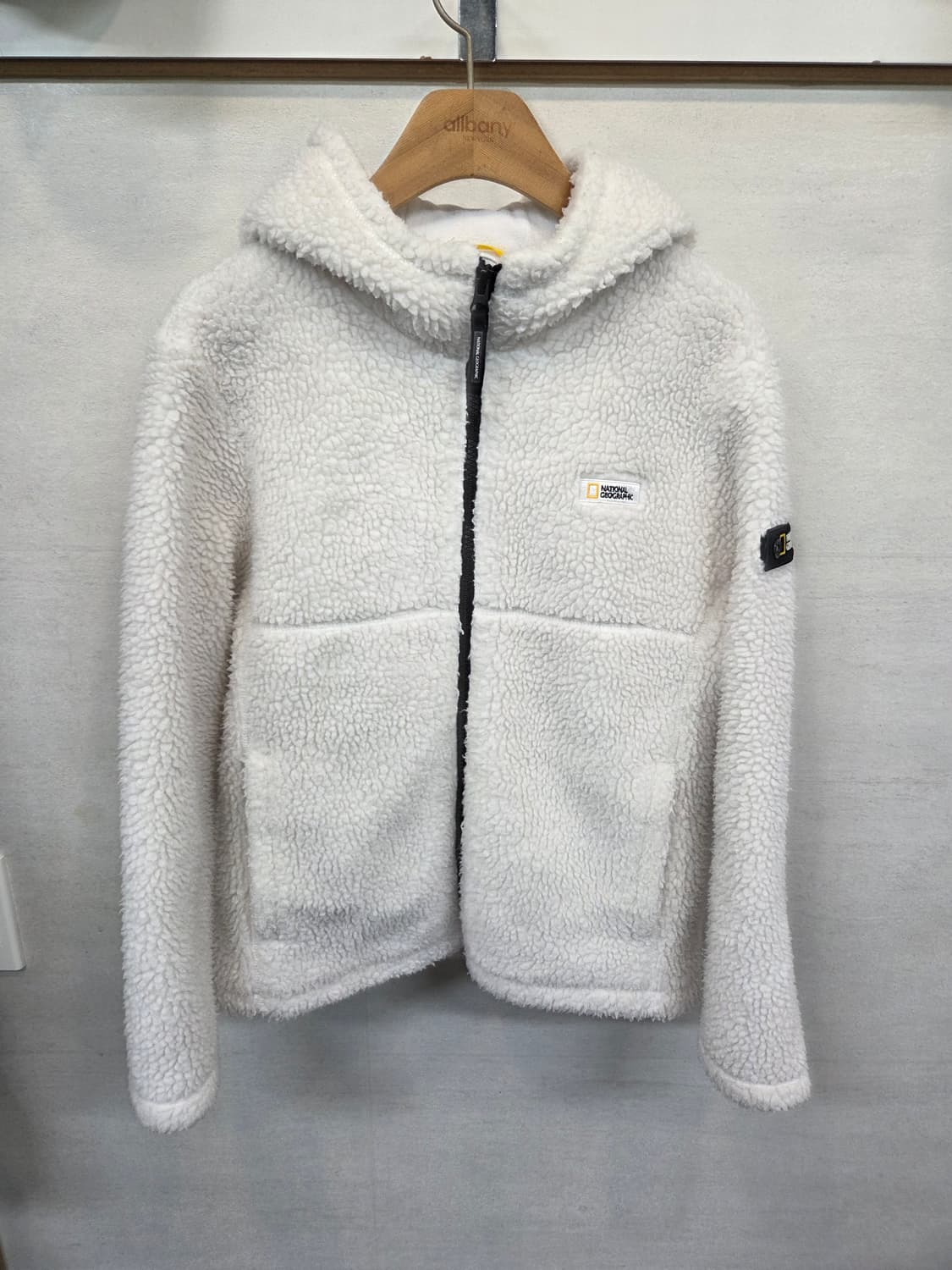 내셔널지오그래픽  주니어 플리스 뽀글이 자켓 150 상품이미지1