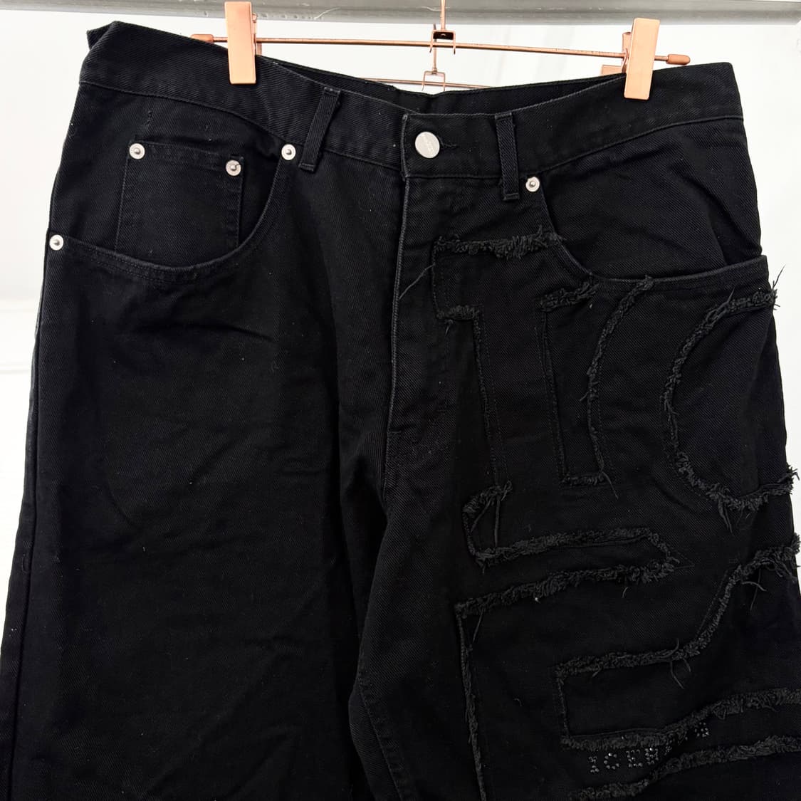 아이스버그 빅로고 블랙진 상품이미지6