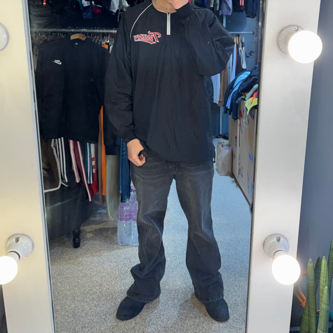 LG트윈스 바람막이 블랙 상품이미지1