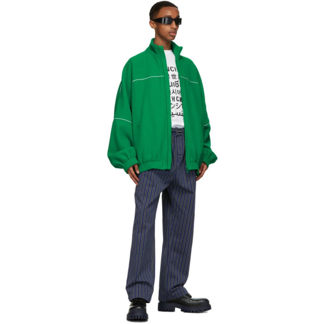 [48] 발렌시아가 21SS 트랙슈트 자켓 그린 상품이미지1