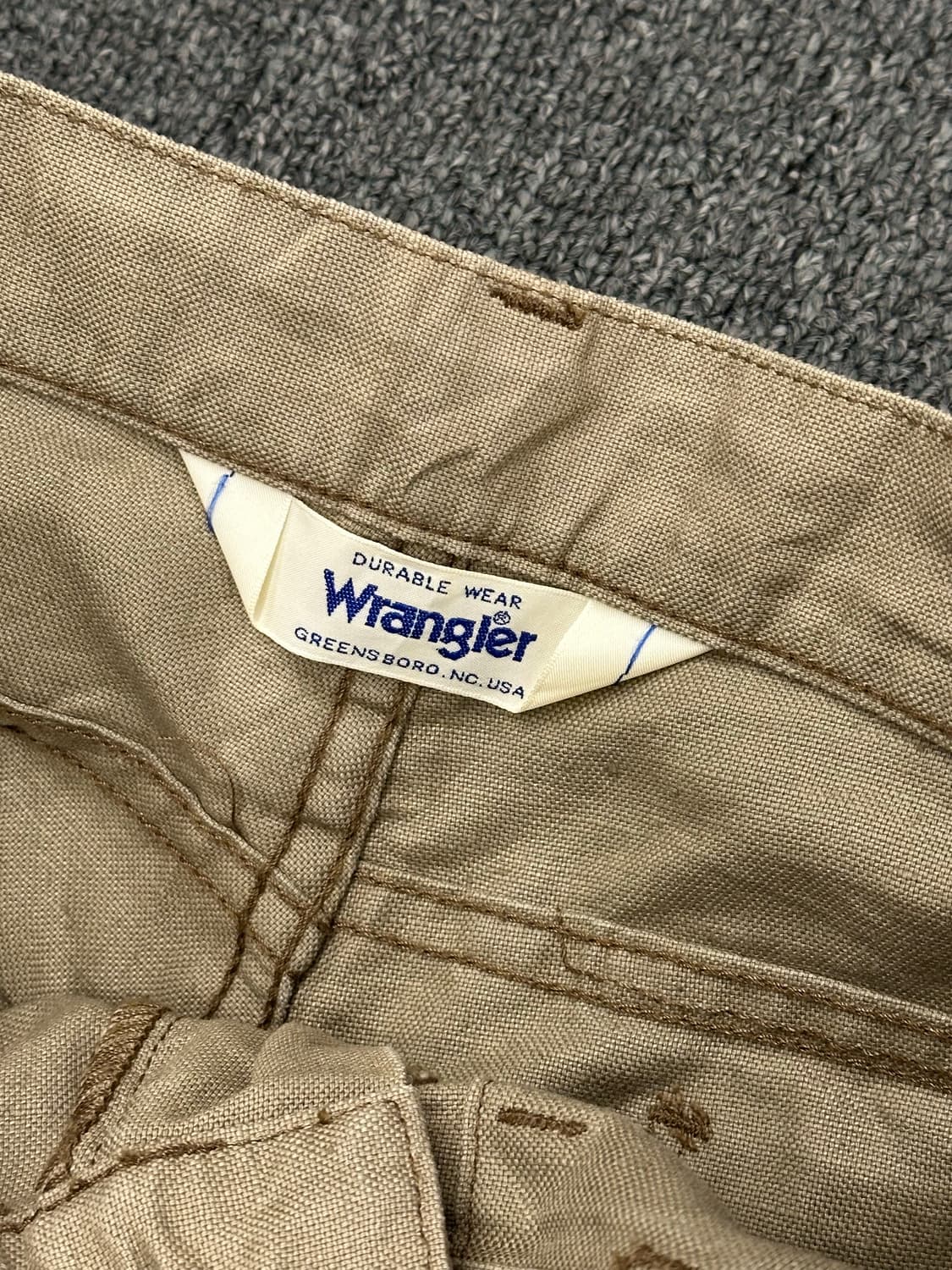 M)랭글러 빈티지 여성 베이지 카고팬츠 상품이미지4