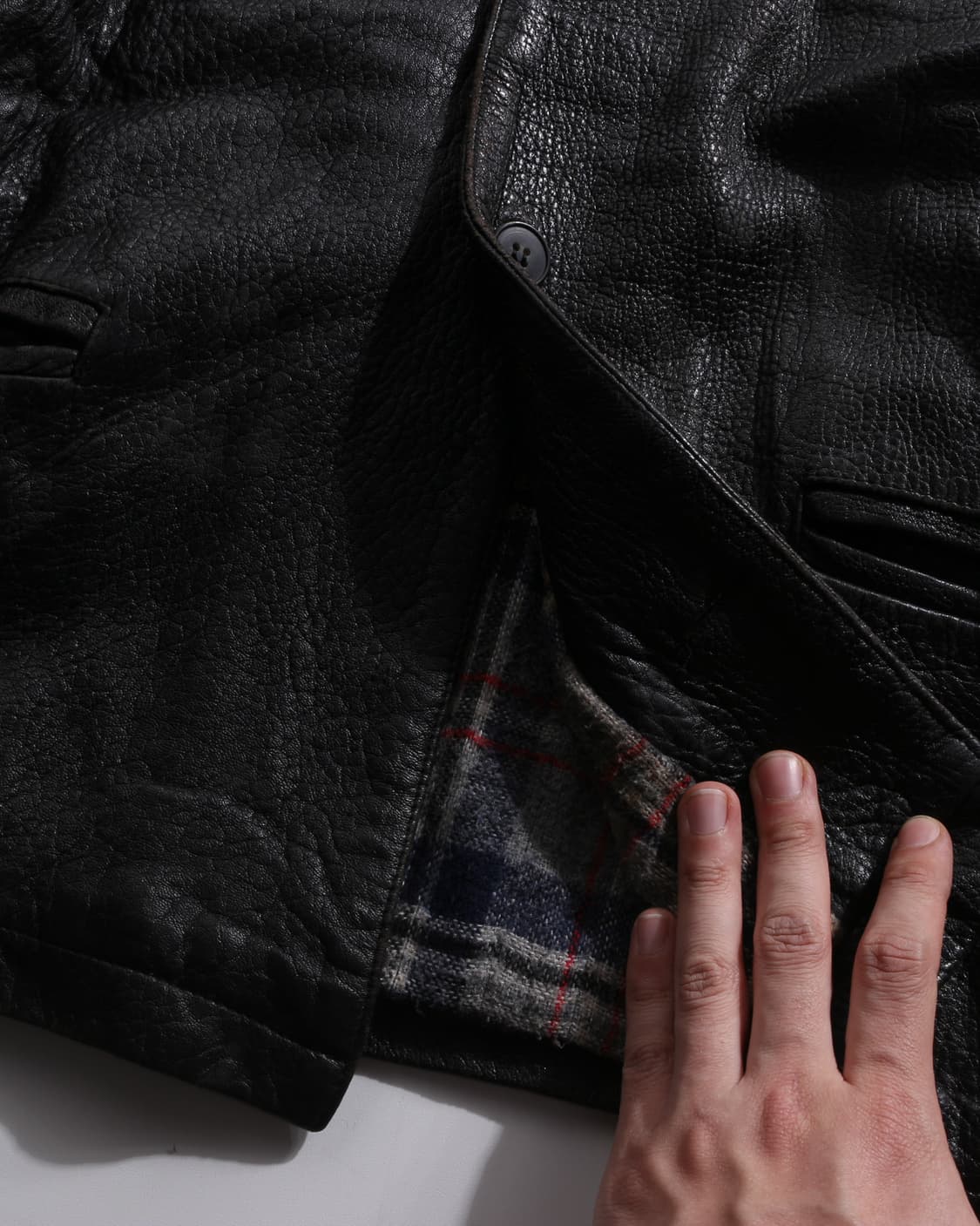 O-0319 Game set and match leather coat 상품이미지7