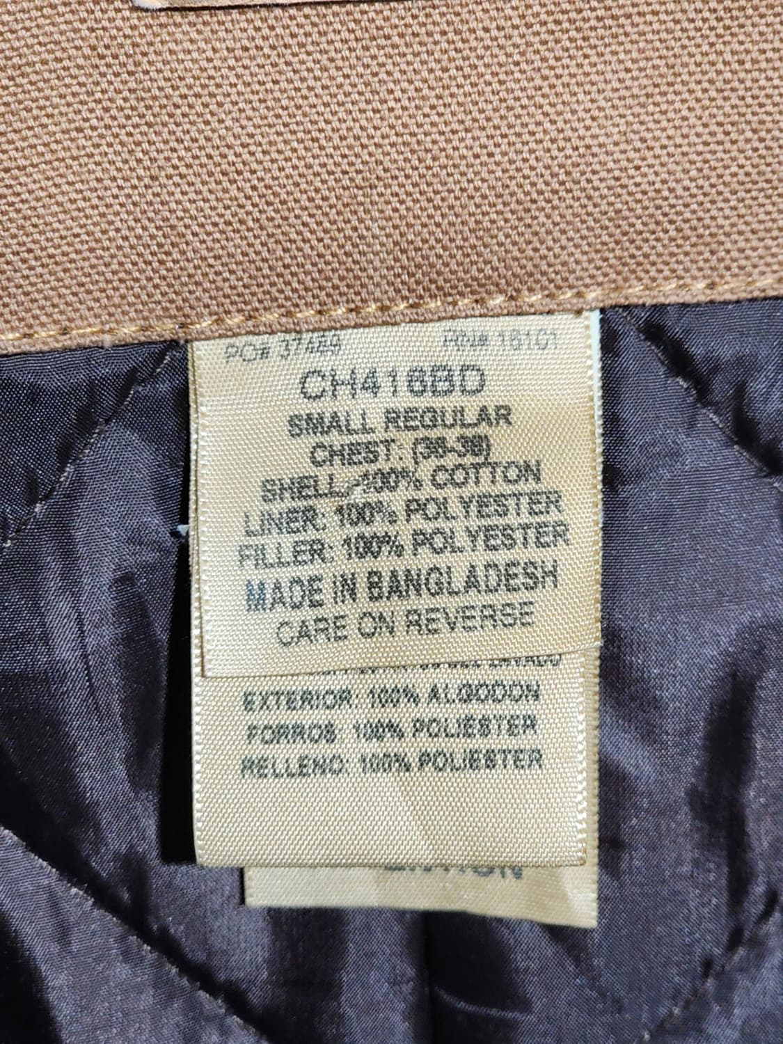 (M) 베른 초어자켓 된장색 워크자켓 안감누빔 아메카지 상품이미지4