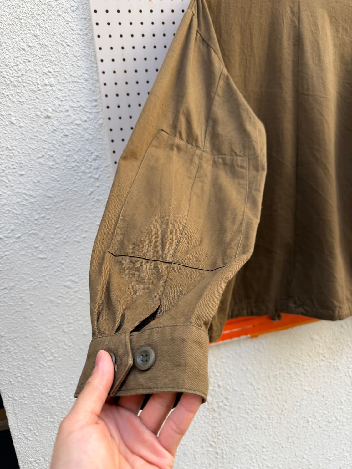1970s CZECH MILITARY FLY FRONT 체코군 워크자켓 상품이미지10