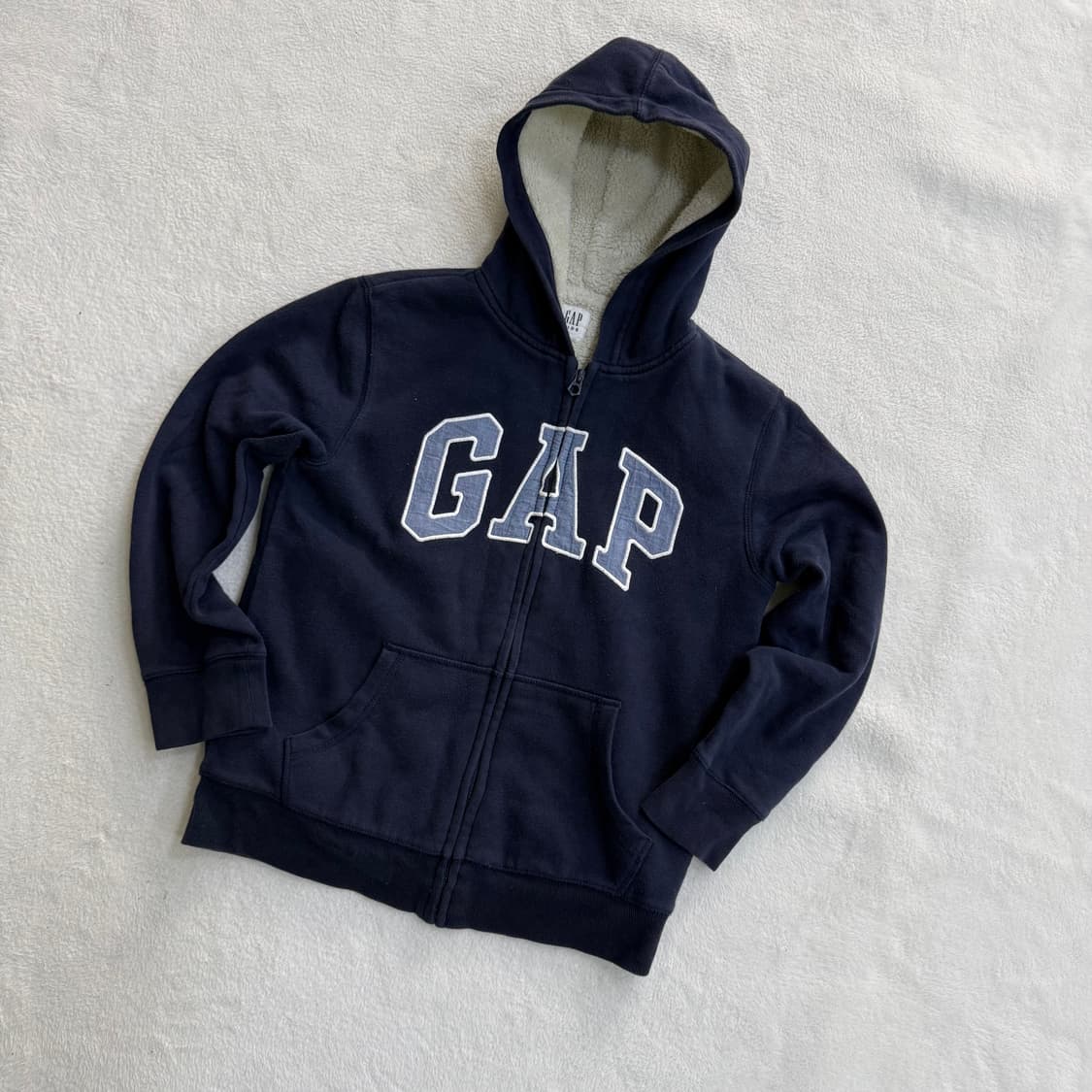 L GAP 키즈 양털 후드집업 0401T 상품이미지1