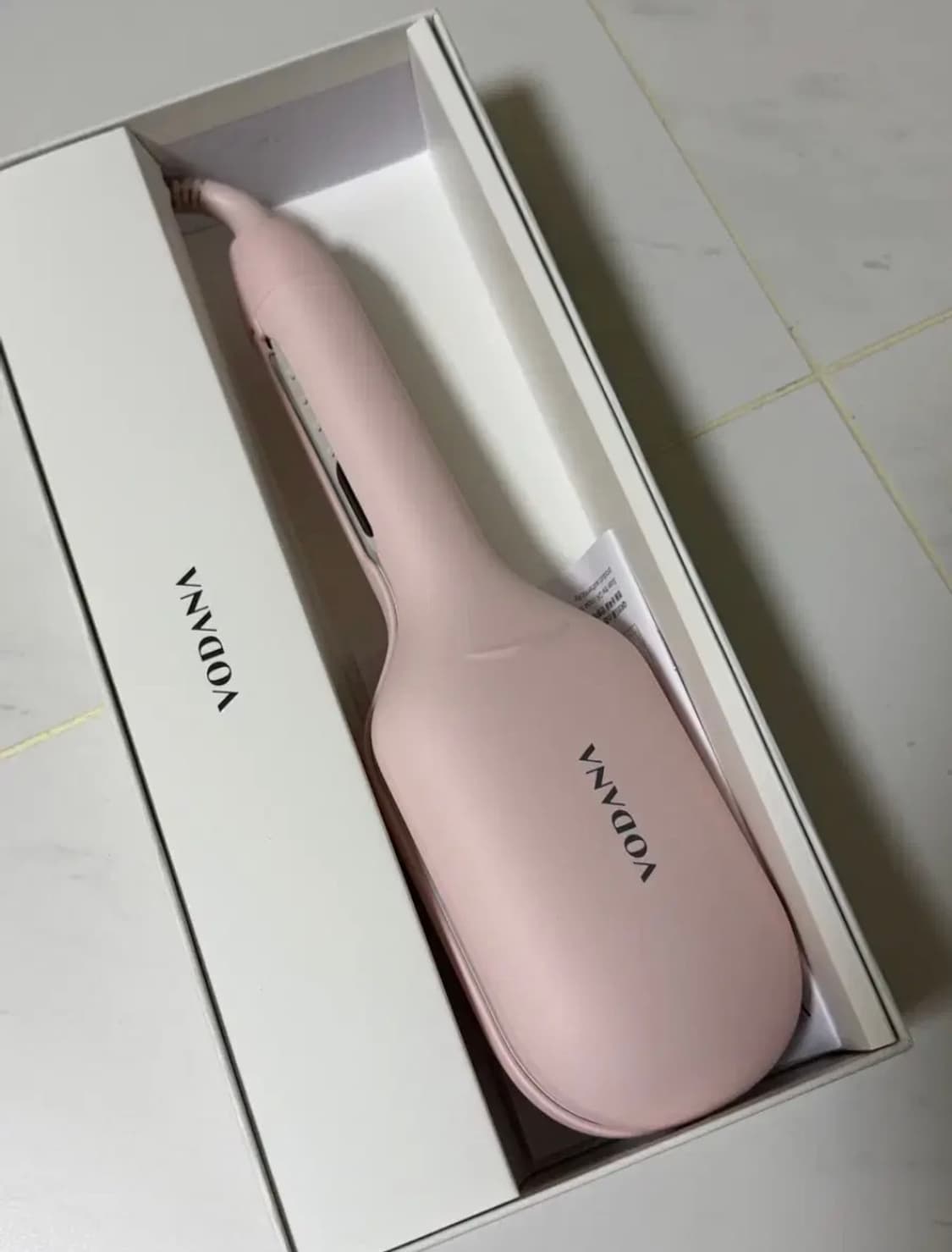 2세대 보다나 글로우 물결 고데기 40mm 파우더 핑크 상품이미지1