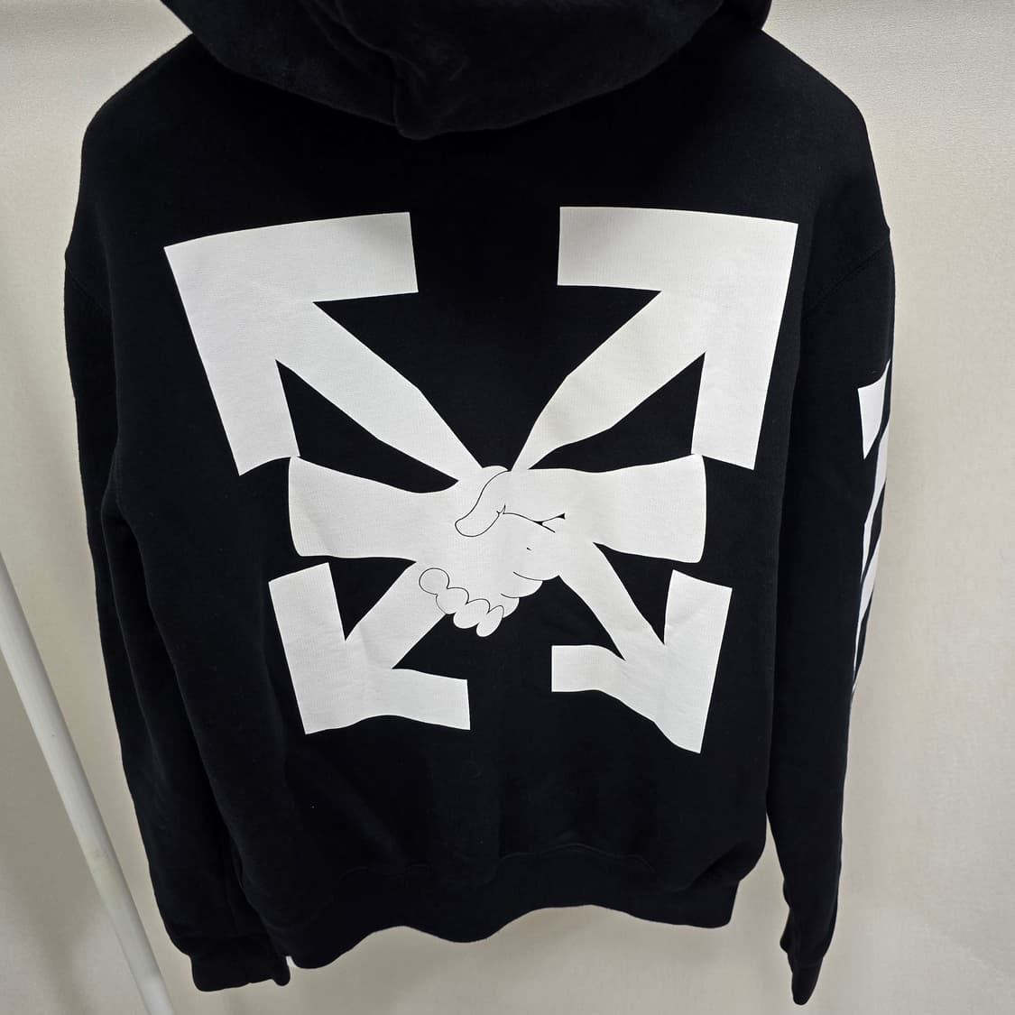 오프화이트 디아그 어그리먼트 후드 집업 L사이즈 100 105 판매 상품이미지2