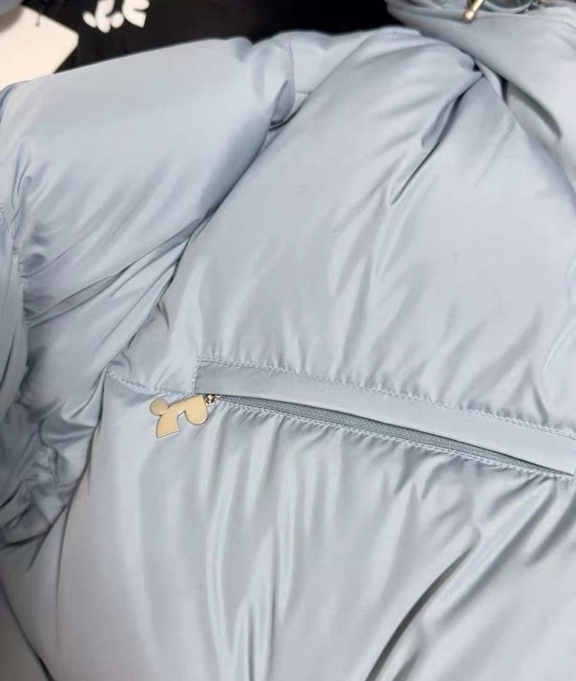 RR HOOD SHORT DOWN JACKET (BLUE) 상품이미지4