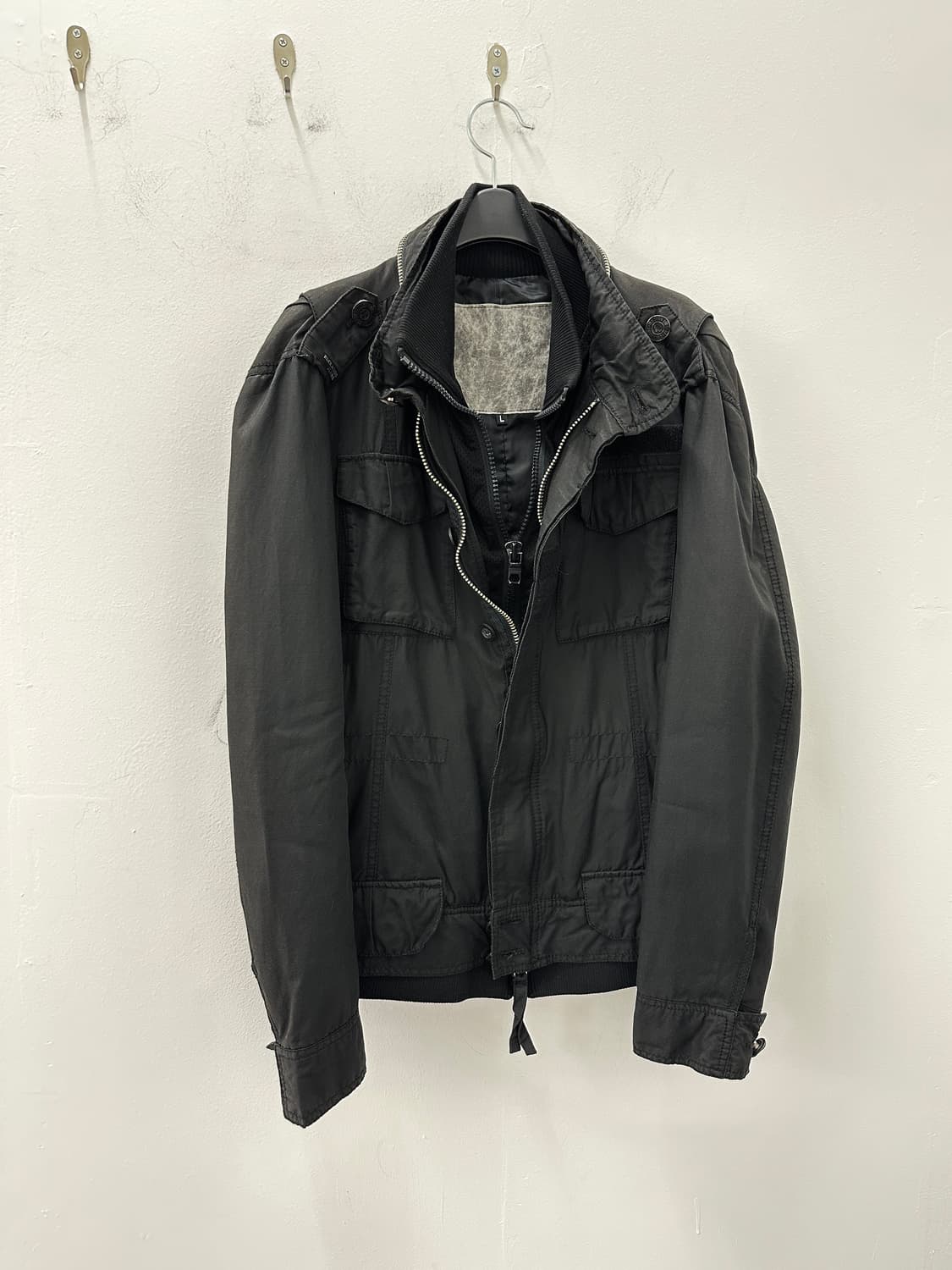 Buckaroo grunge fake layered bomber jack 상품이미지6