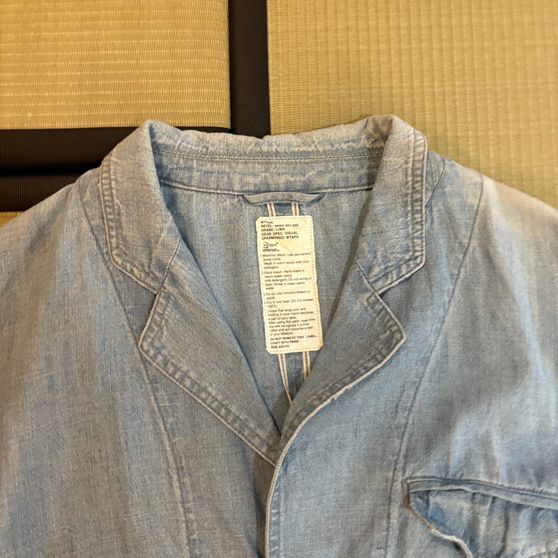 Wtaps 더블탭스 데님 3b 블레이저 상품이미지3