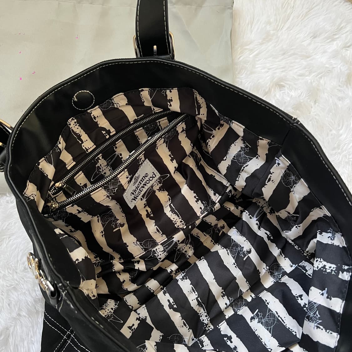 비비안웨스트우드 데님 토트백  상품이미지5