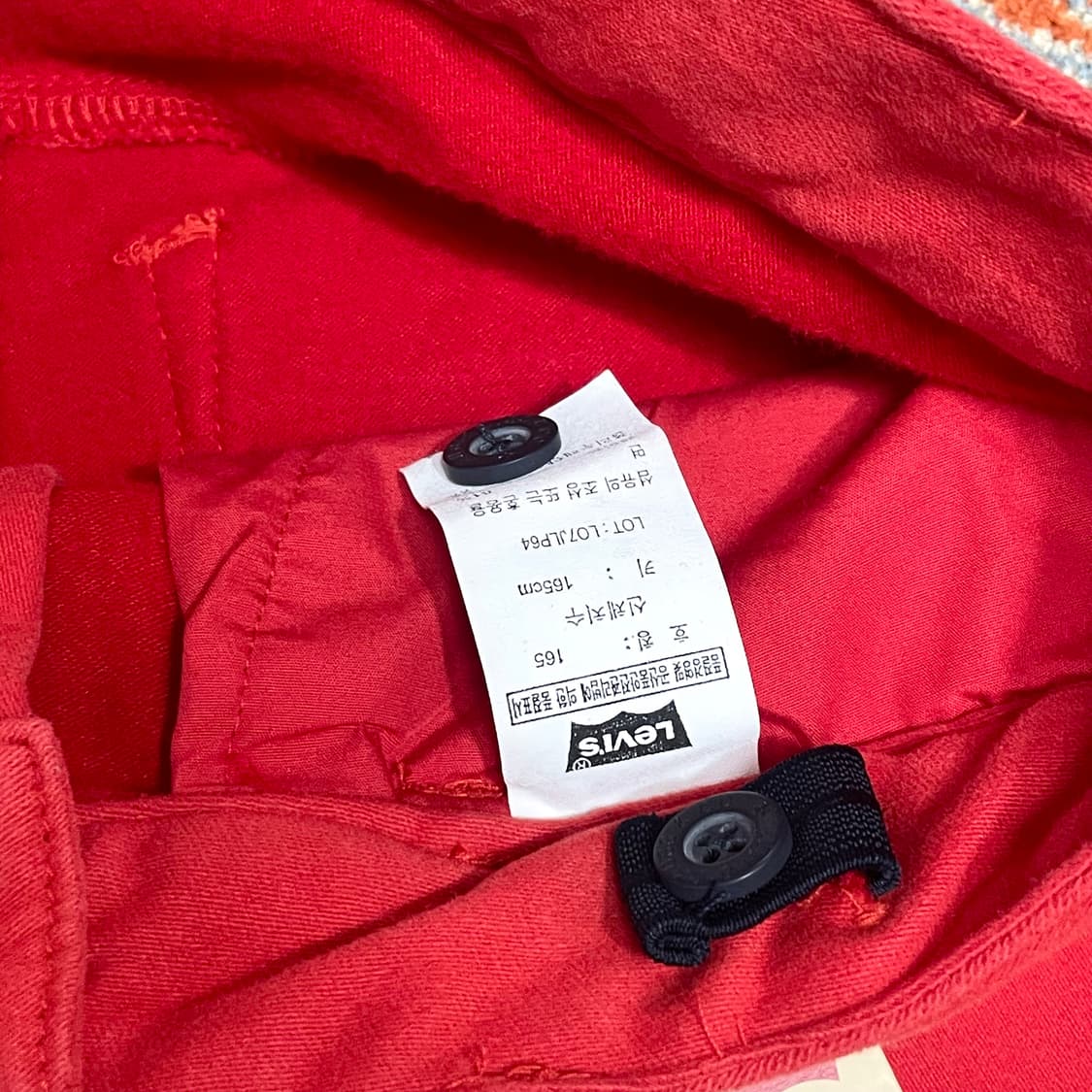 (택있는 새상품)리바이스 레드 스키니진 호칭 165 상품이미지4