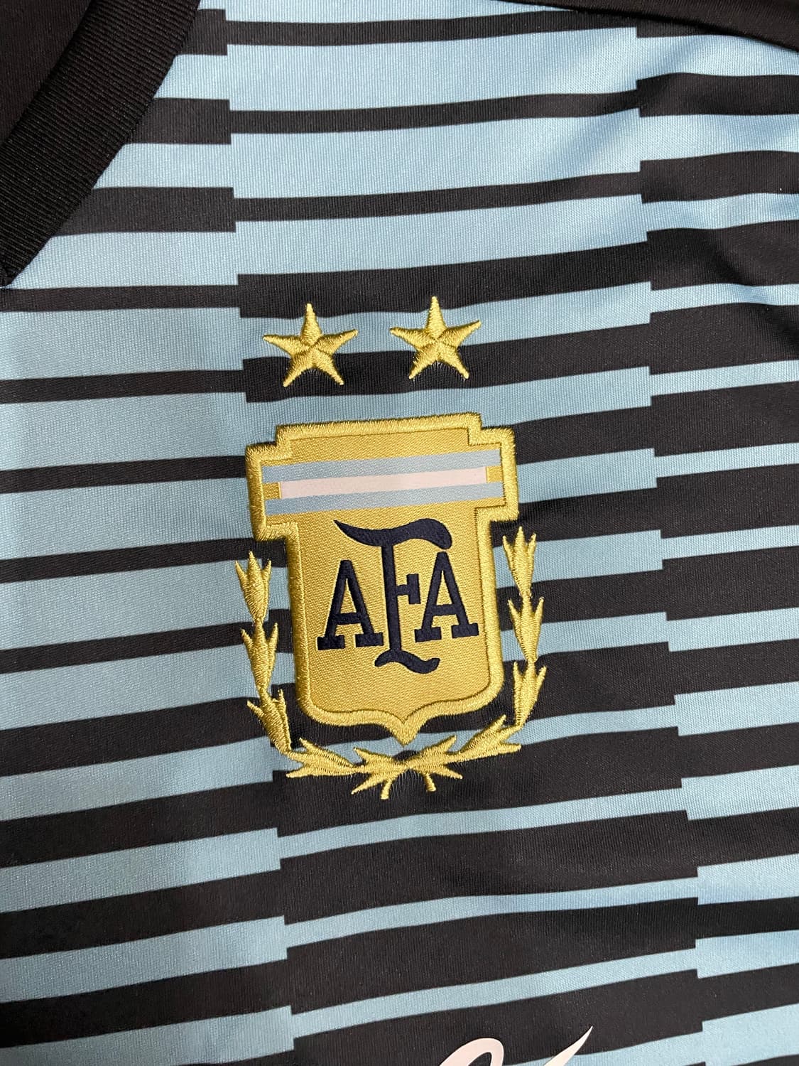 2018 아디다스 아르헨티나 프리매치 반팔 져지 유니폼 상품이미지5