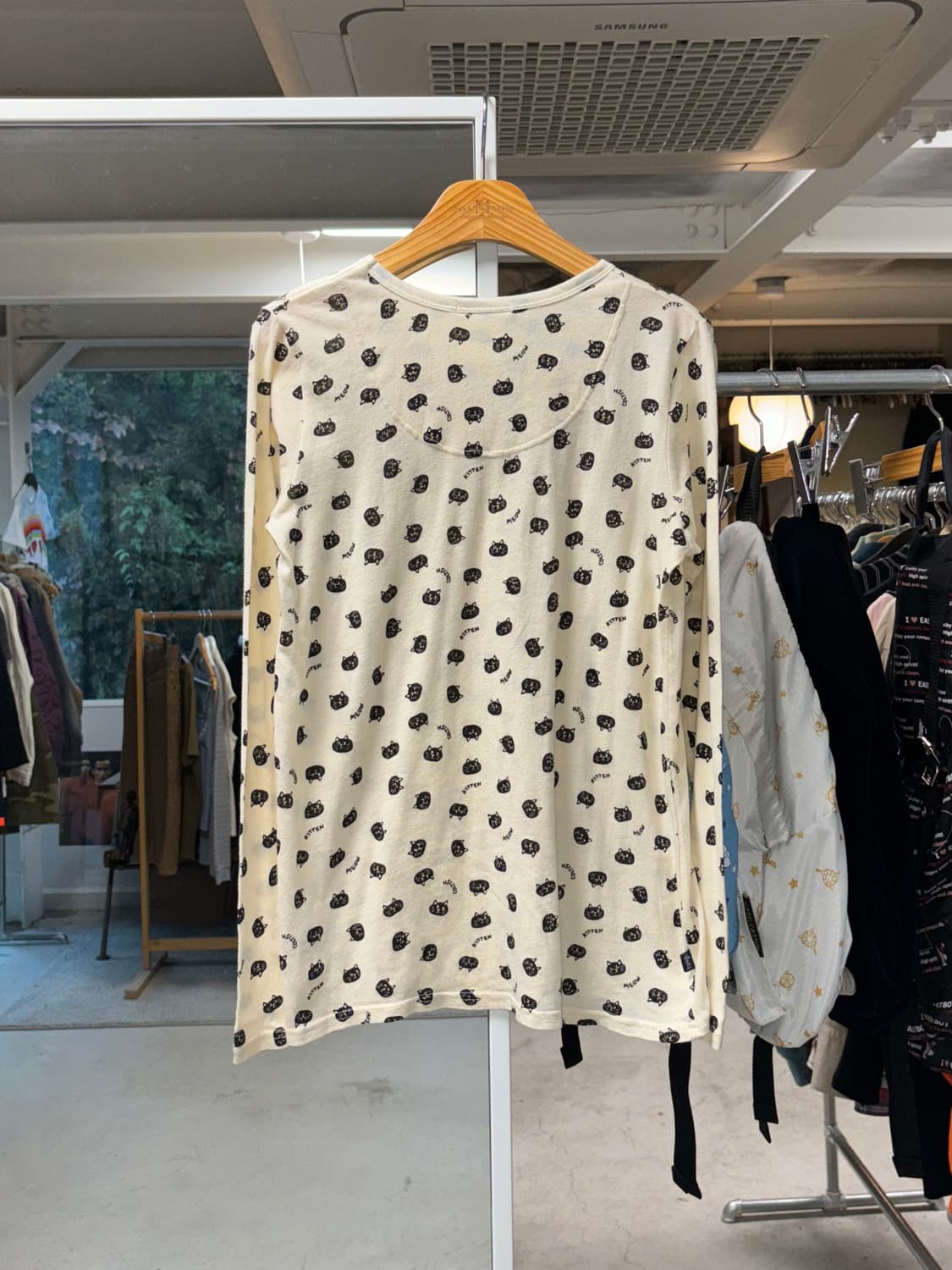 Rough 고양이 롱슬리브 상품이미지3