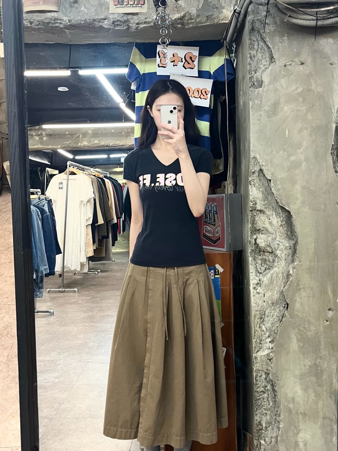 ROSE FAN FAN 반팔티 블랙 #csz3852 상품이미지2