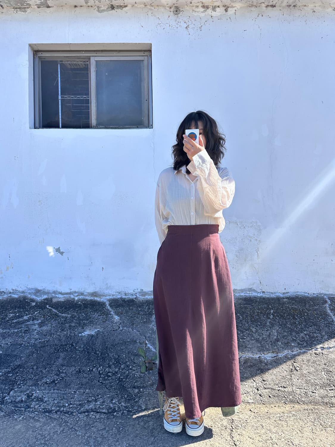 일본 빈티지 롱 스커트 모리룩 그런지 특이한옷 상품이미지8