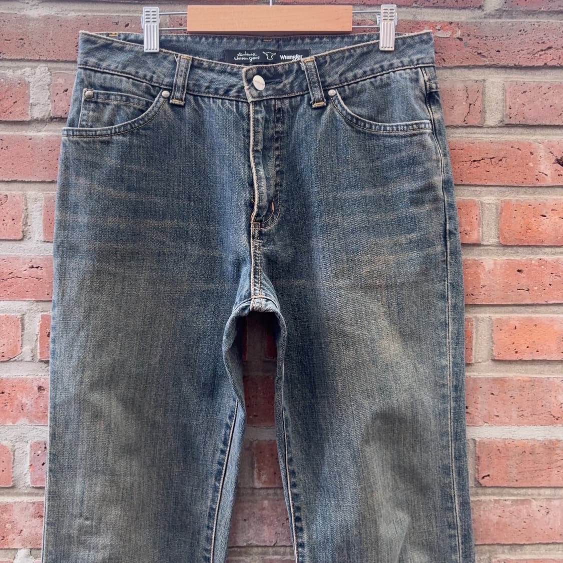 랭글러 Wrangler 웨스턴 부츠컷 데님 팬츠 상품이미지3