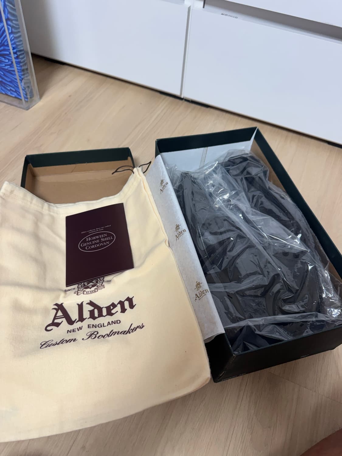 알든 alden 탱커 부츠 블랙 코도반 US 9.5D 상품이미지9