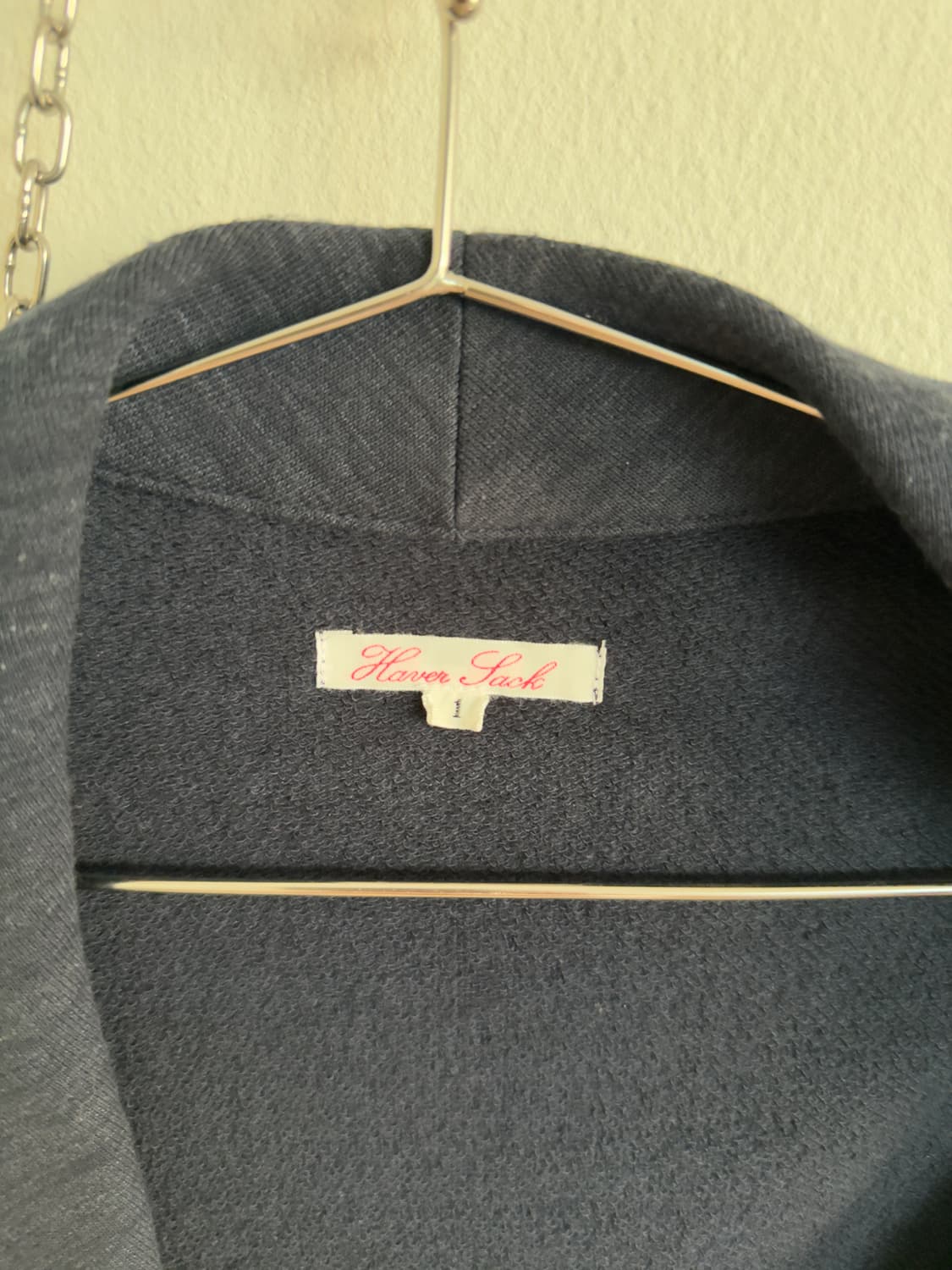 haversack 하버색 초기 코튼 네이비마린 가디건 상품이미지7