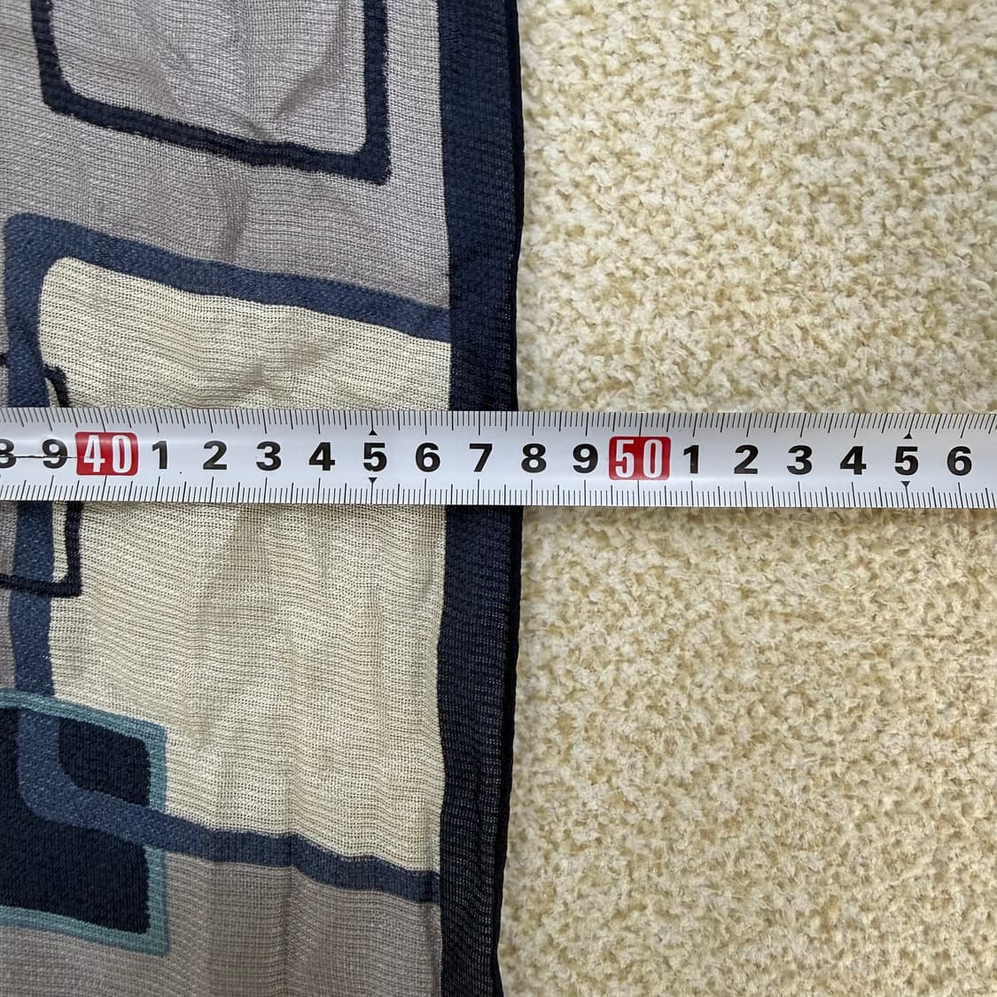 F 메트로시티 실크 스카프 0204T2 상품이미지5