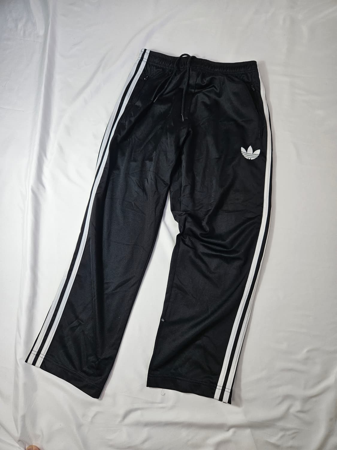 아디다스 일본판 파이어 와이드 트레이닝 팬츠 트랙 바지 희귀 M 상품이미지1