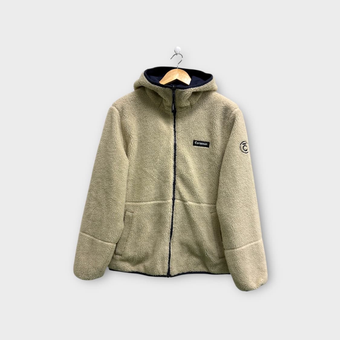 커버낫 COVERNAT 리버시블 뽀글이 점퍼 M 상품이미지2