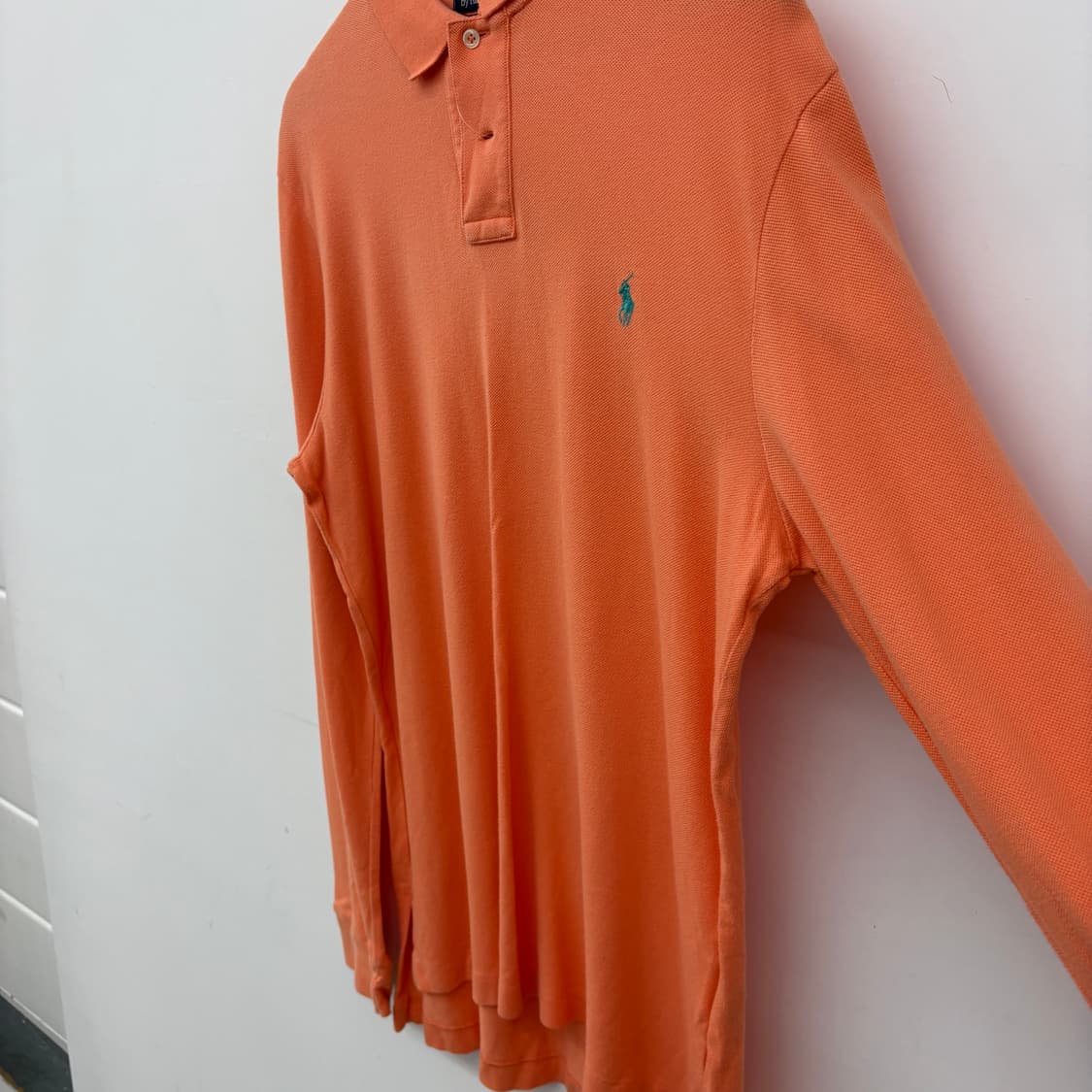 폴로 랄프로렌 긴팔 폴로셔츠 오렌지 남성 XL 상품이미지3