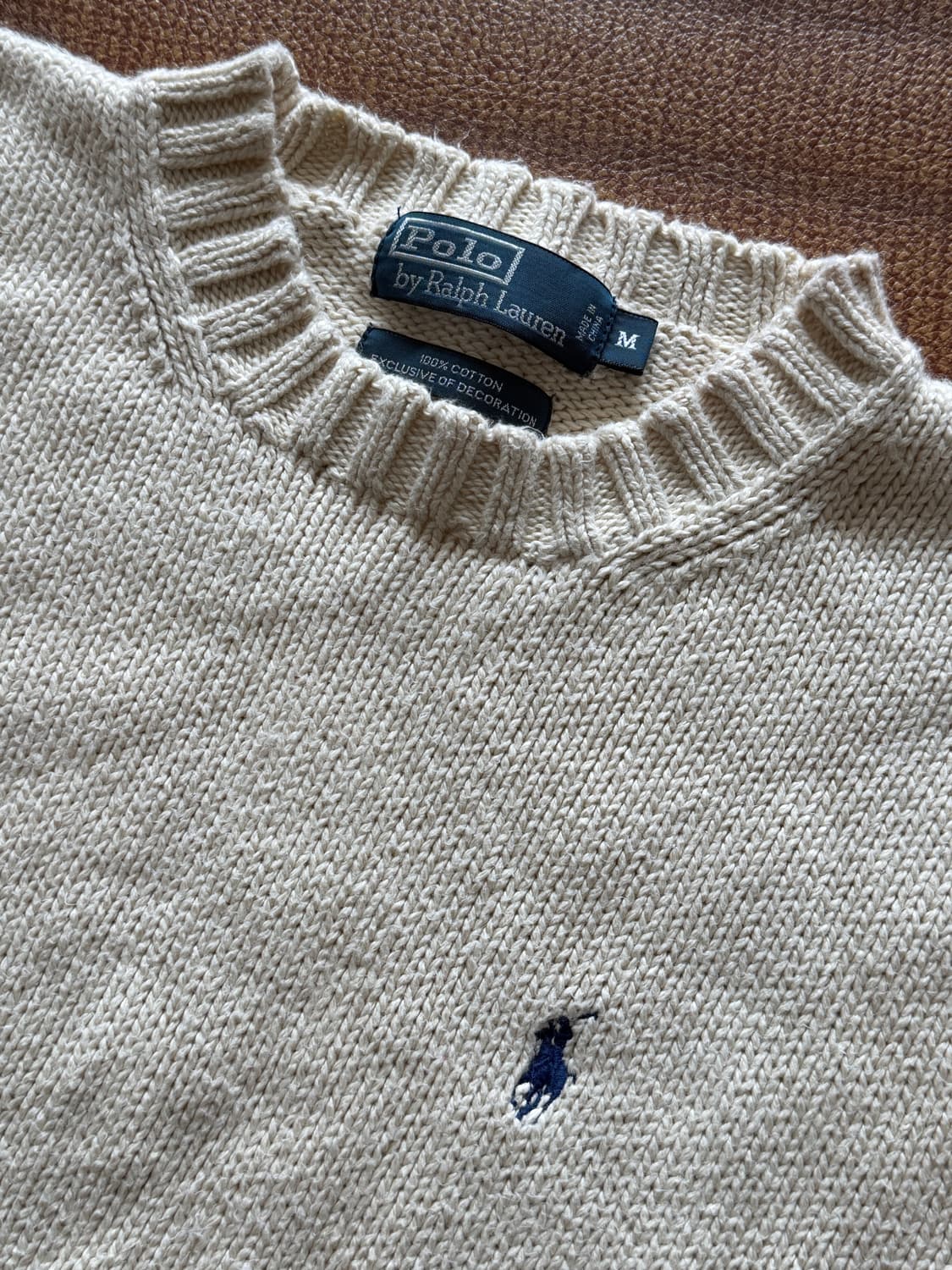 폴로 니트 아이보리 상품이미지1