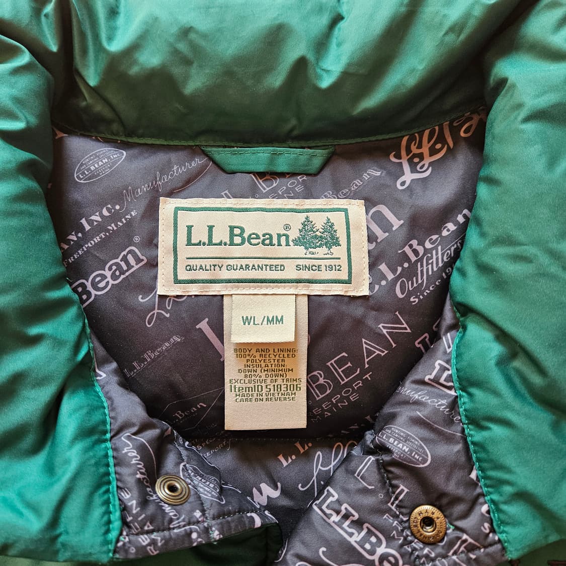 LL Bean 다운 베스트 (M~L) 상품이미지4