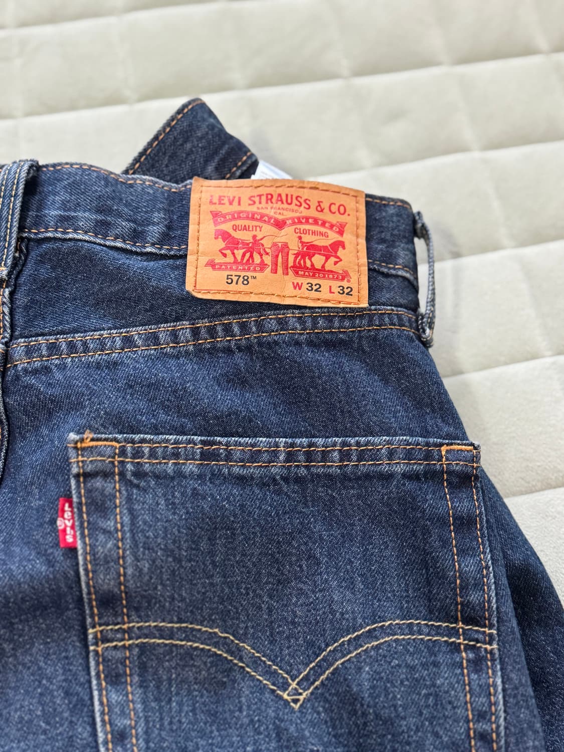 리바이스 578 베기진 인디고 32 / 32  상품이미지1