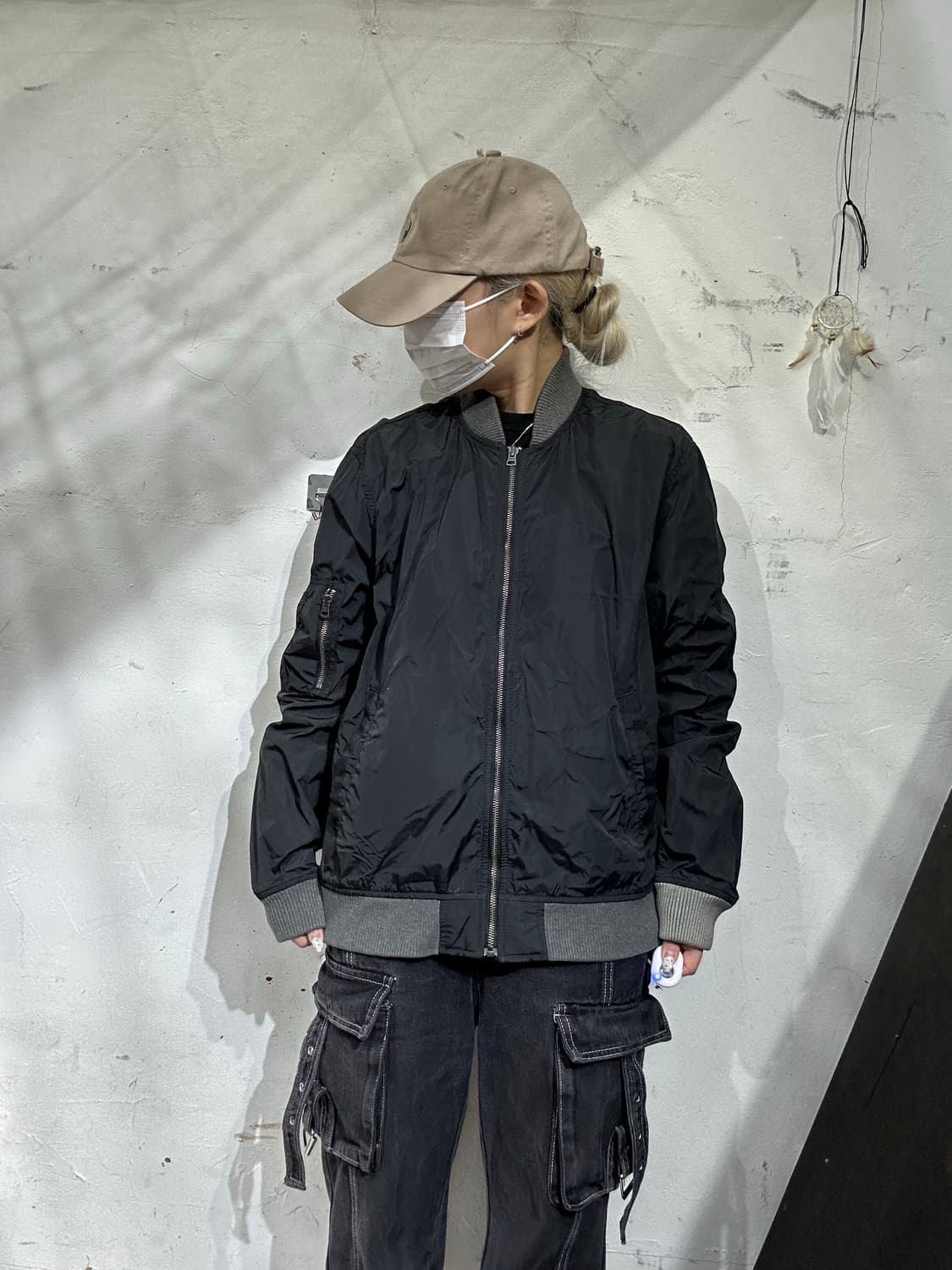 Gap y2k 와투케 블랙 블루종 자켓 M 상품이미지2