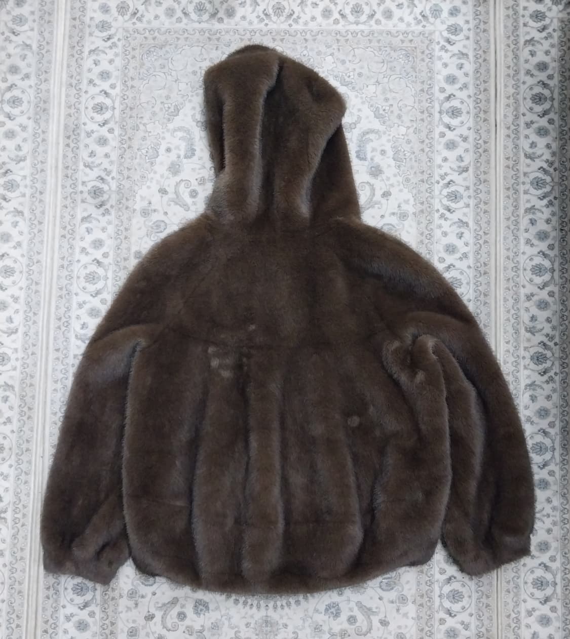 지고트 브라운 퍼 후드 숏 코트 F (66-66반) 상품이미지3