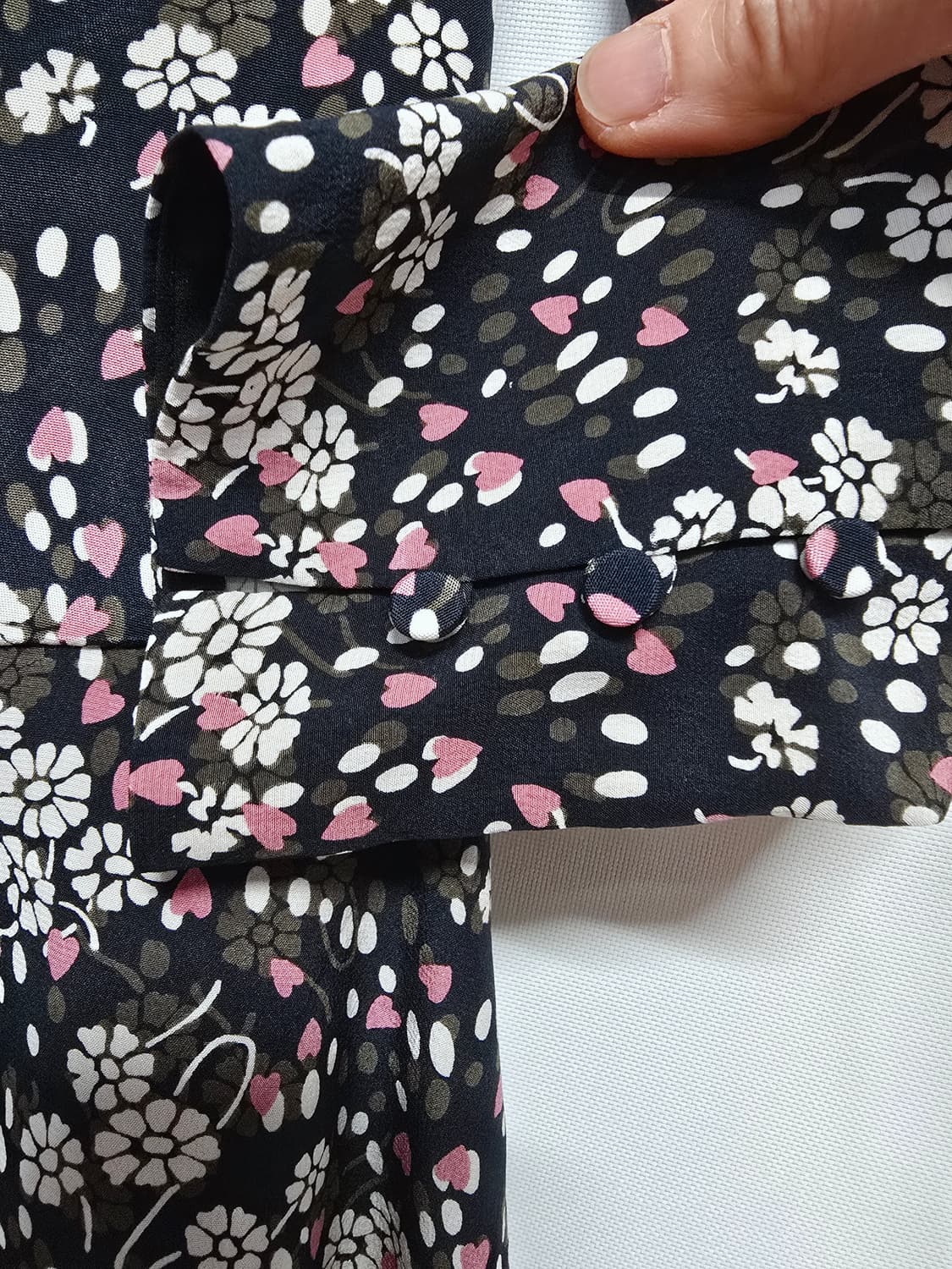 질스튜어트 플라워 패턴 레이스 카라 원피스 상품이미지4