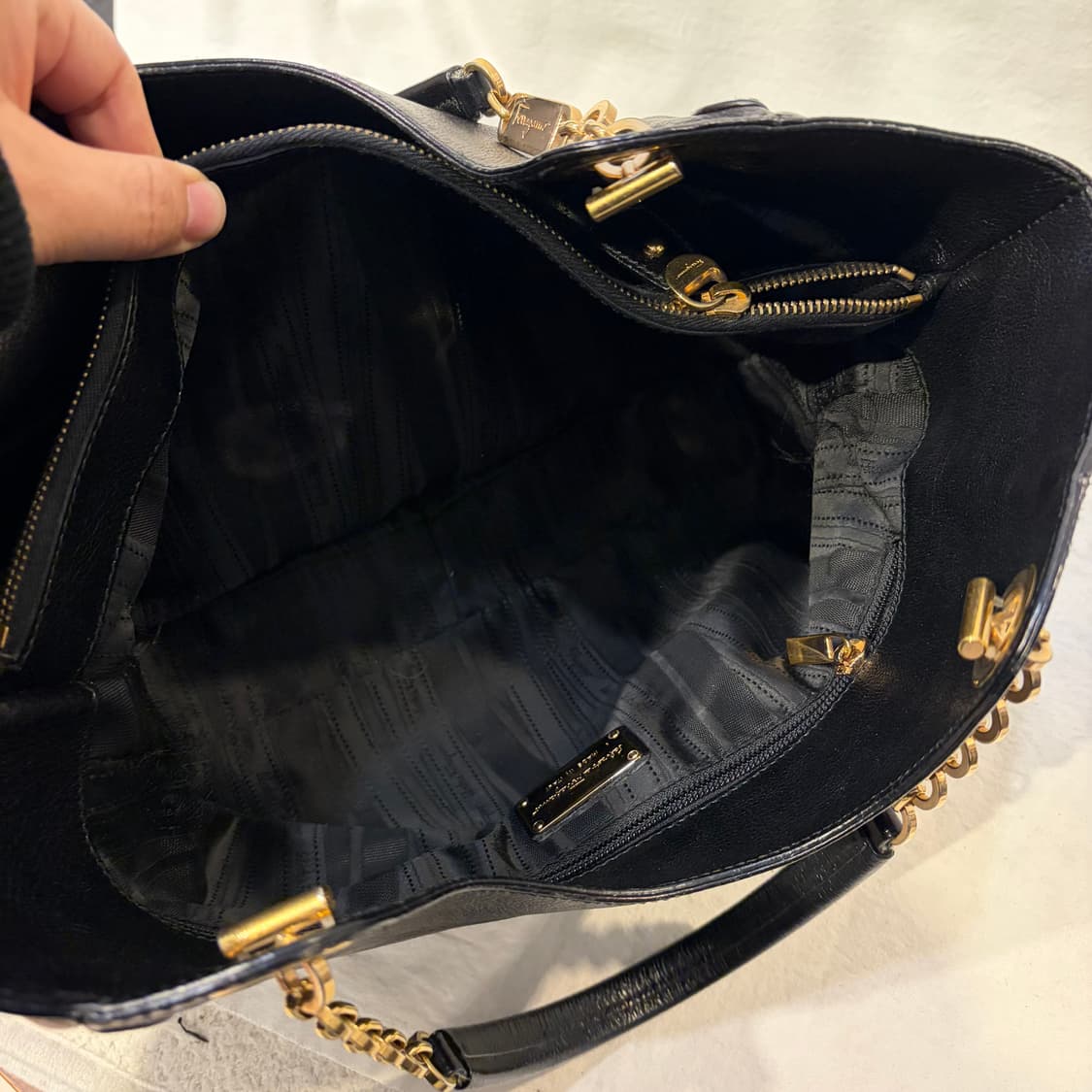 페라가모 간치니 체인 숄더백 가방 상품이미지6