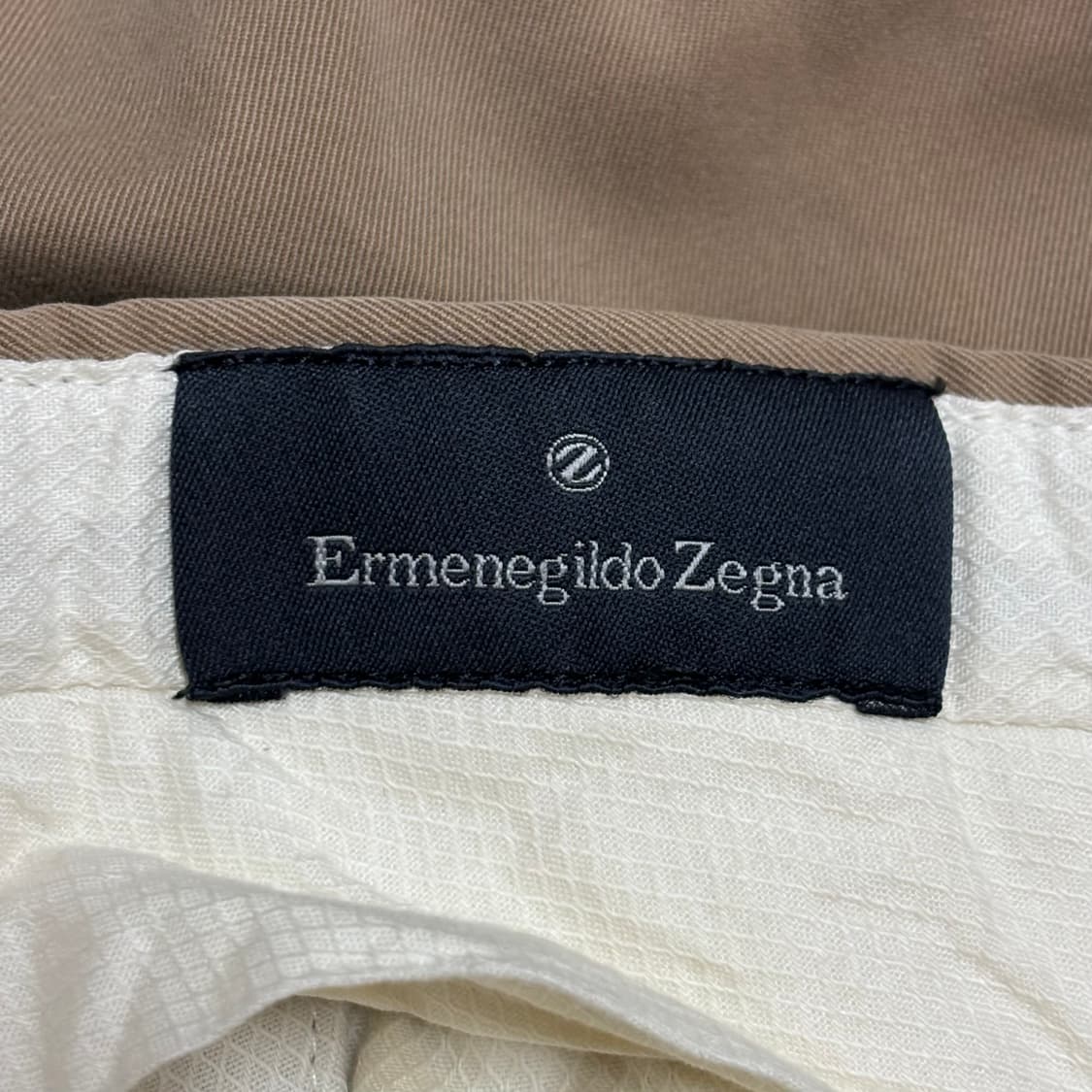 에르메네질도 제냐 zegna 원턱 베이지 카키 치노 팬츠 슬랙스 상품이미지6