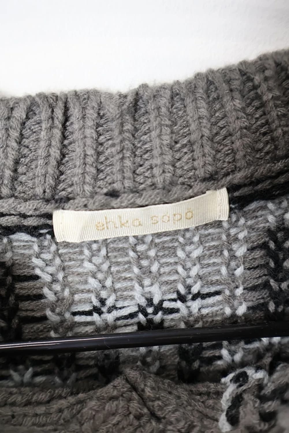 ehka sopo Pattern Knit Cardigan 상품이미지6