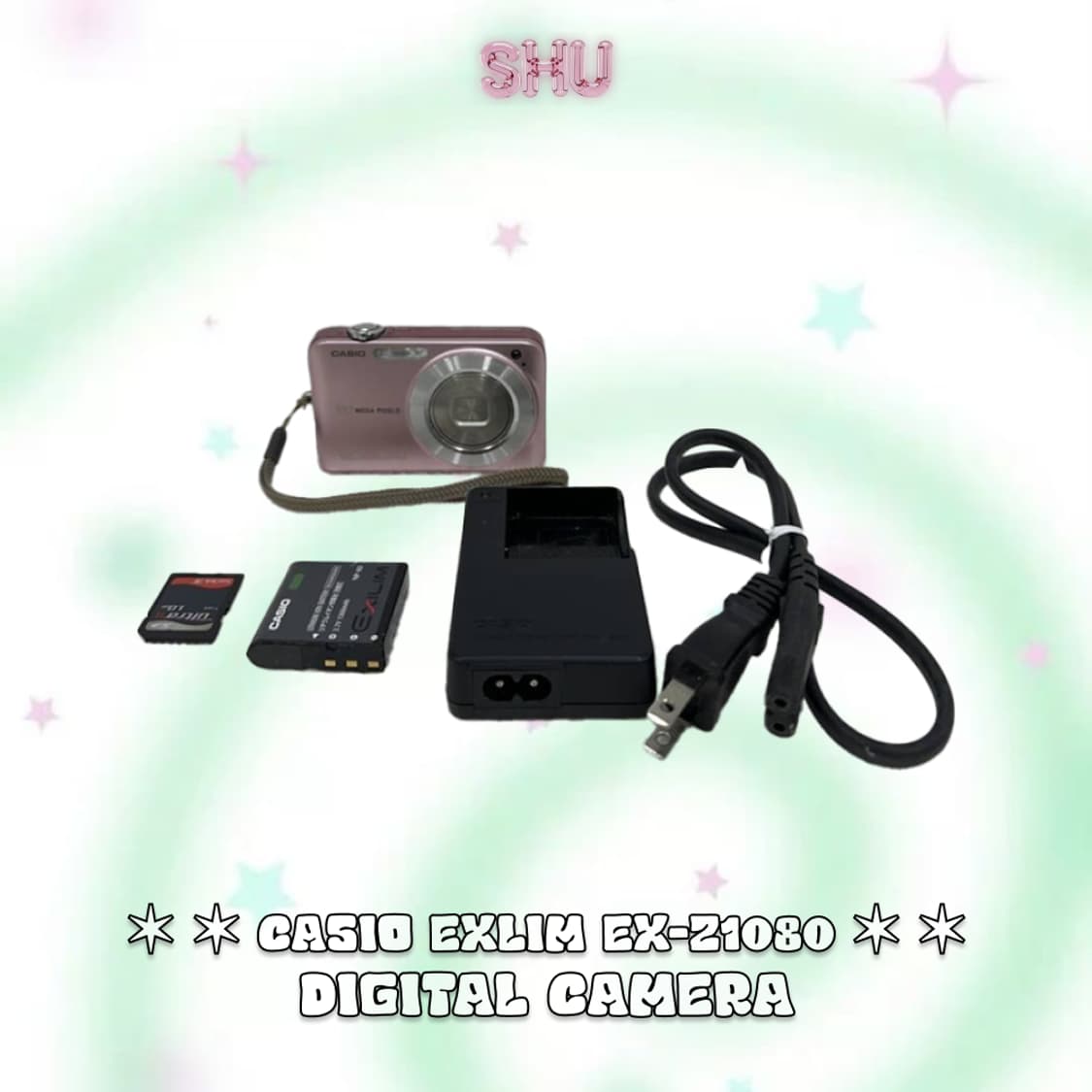 카시오 엑슬림 EX-Z1080 빈티지 디카 핑크 상품이미지3