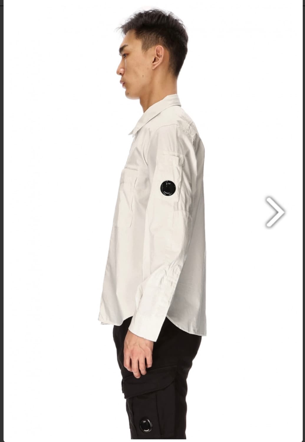 (새제품)C.P. 컴퍼니 개버딘 유틸리티 셔츠 화이트 23SS(XL) 상품이미지2