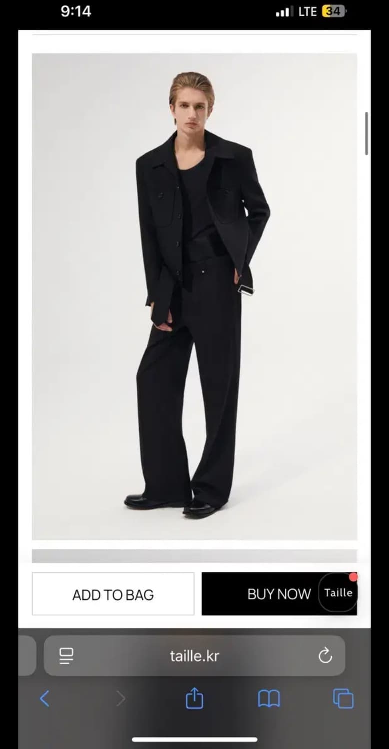 타일레 울 자켓 캔버스 상품이미지2