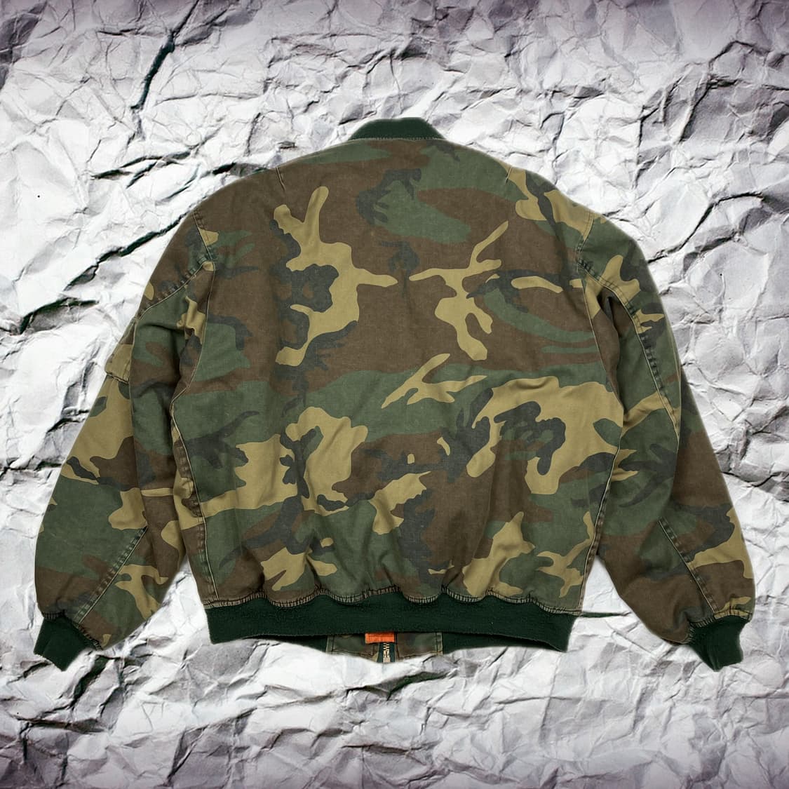 FOSTEX GARMENTS 워시드 카모 봄버 상품이미지3