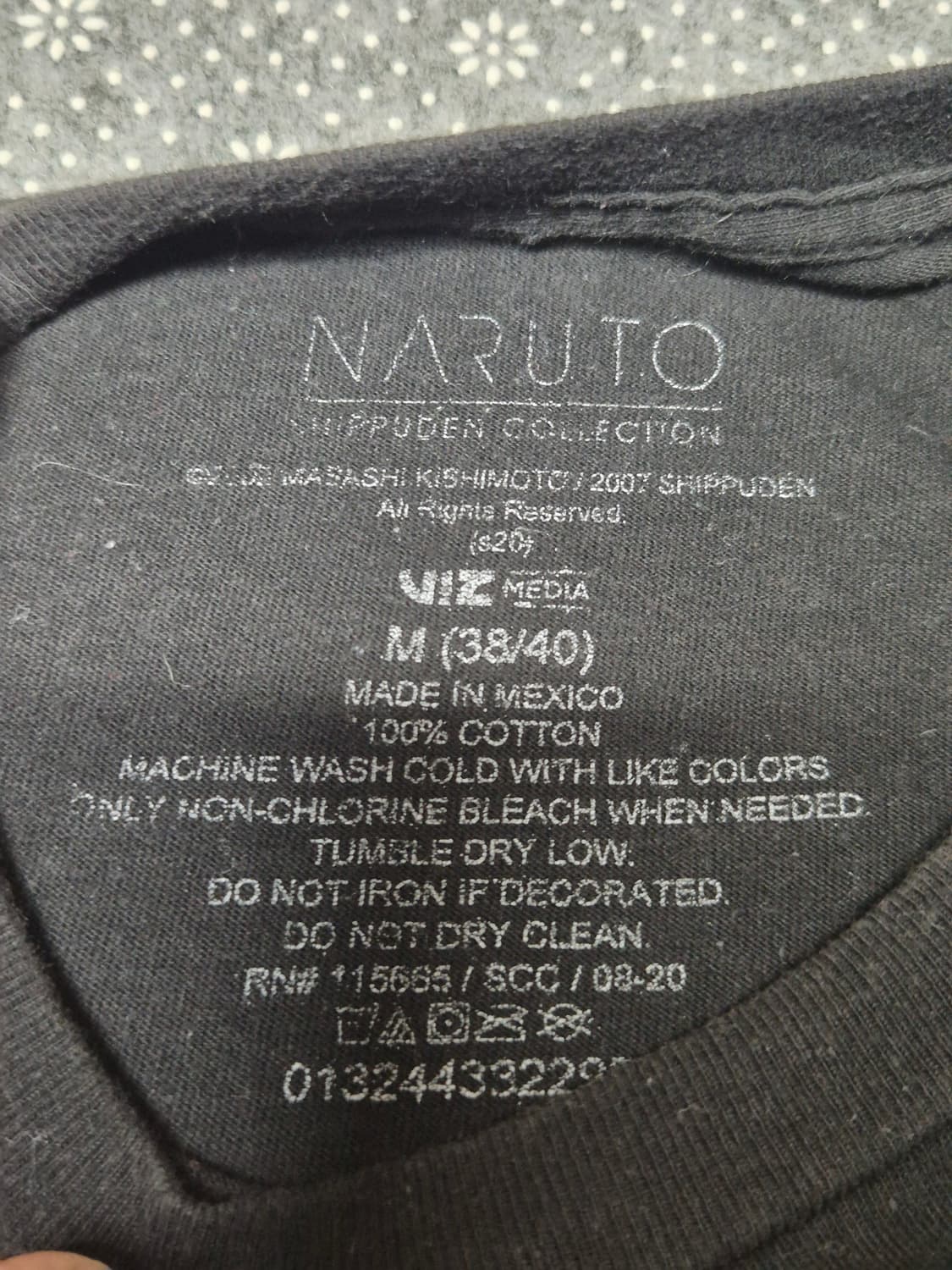 [M]나루토 오피셜 티셔츠  -243 상품이미지3
