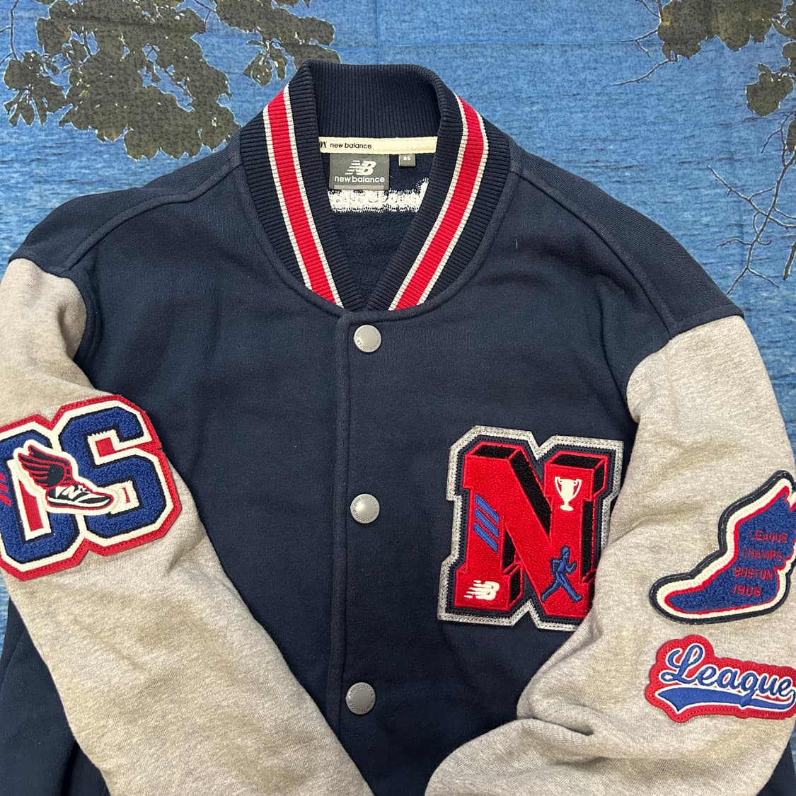 New Balance Patch Varsity Jacket 상품이미지2