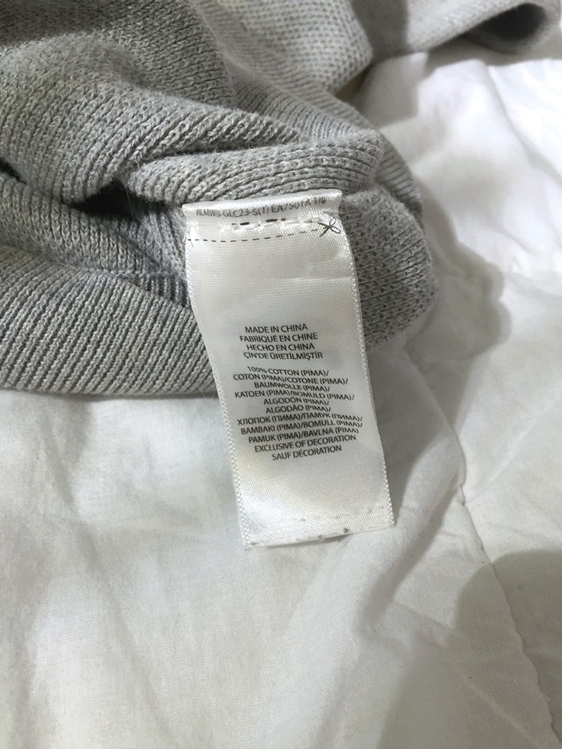 (MAN) 폴로랄프로렌 반집업니트 L  상품이미지5