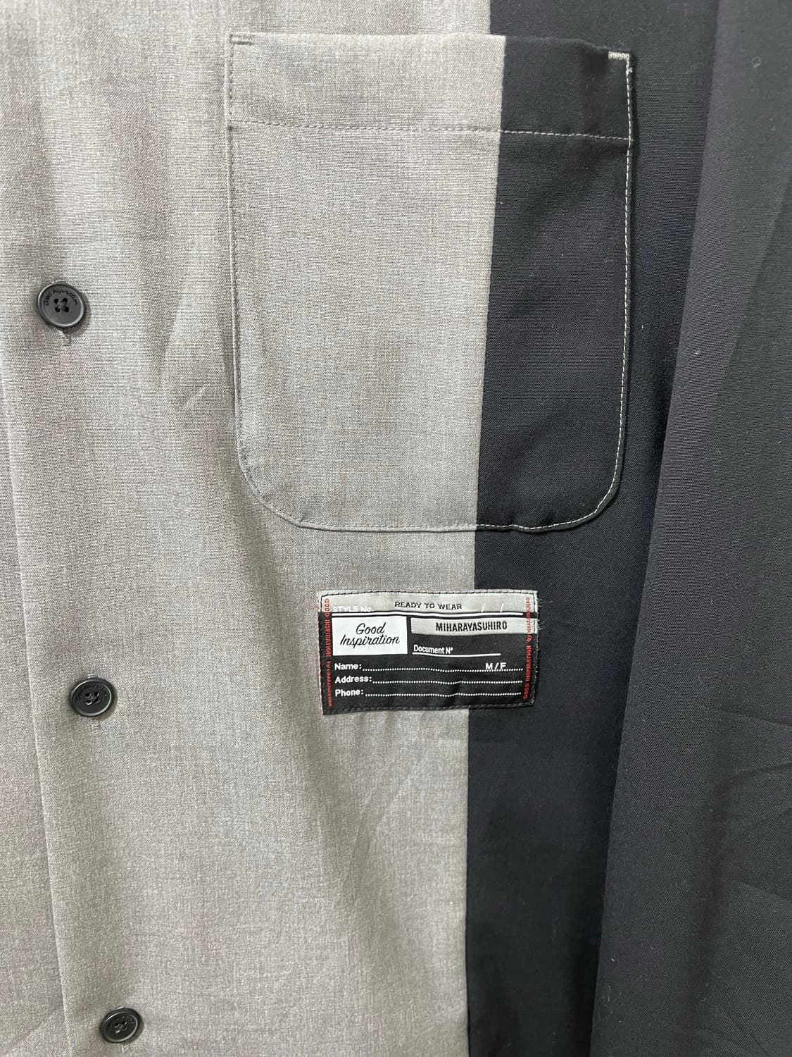 지유x미하라야스히로 셔츠 M - S60 상품이미지5