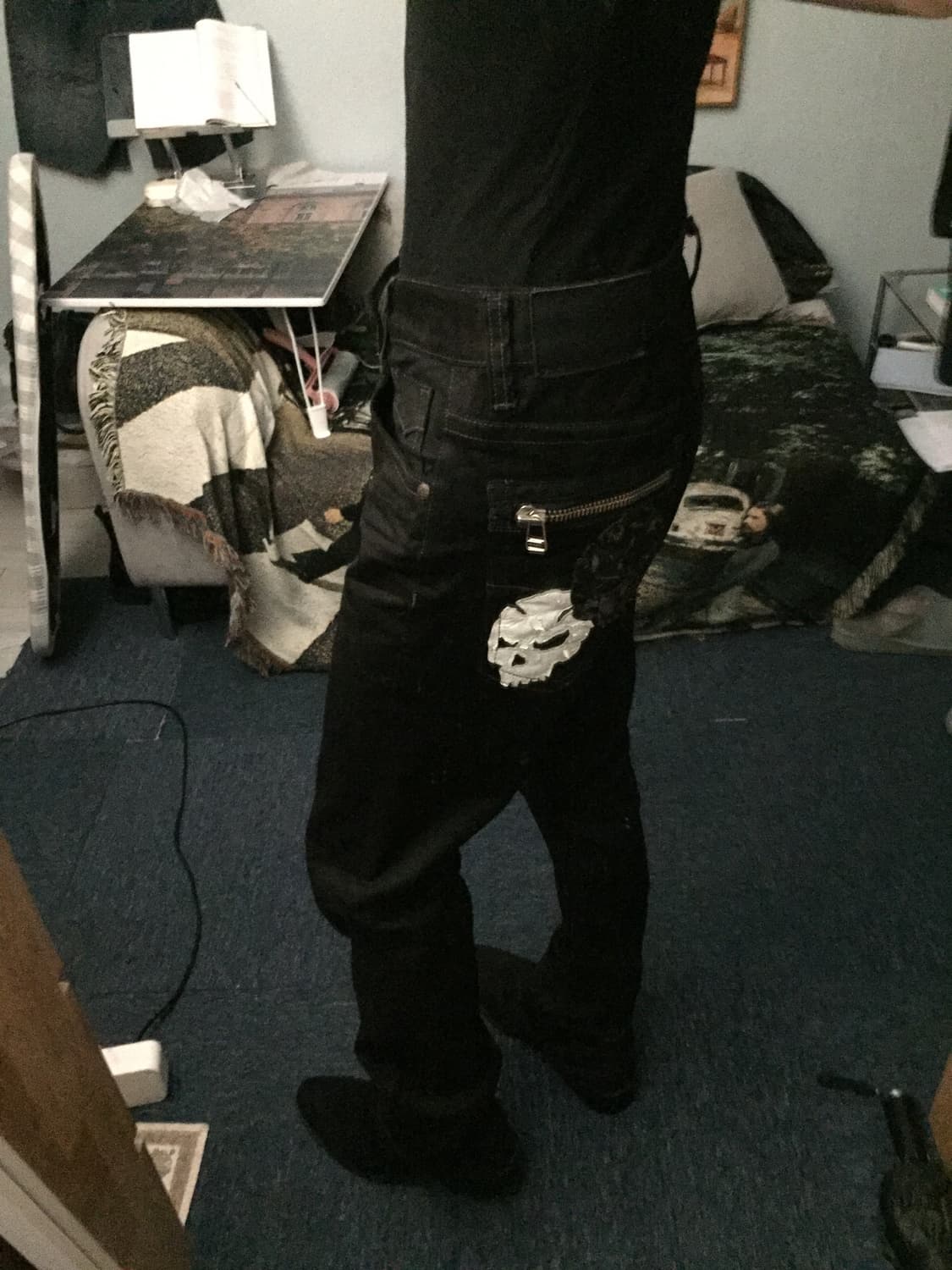 DASTA Denim 빈티지 펑크 데님팬츠 상품이미지3