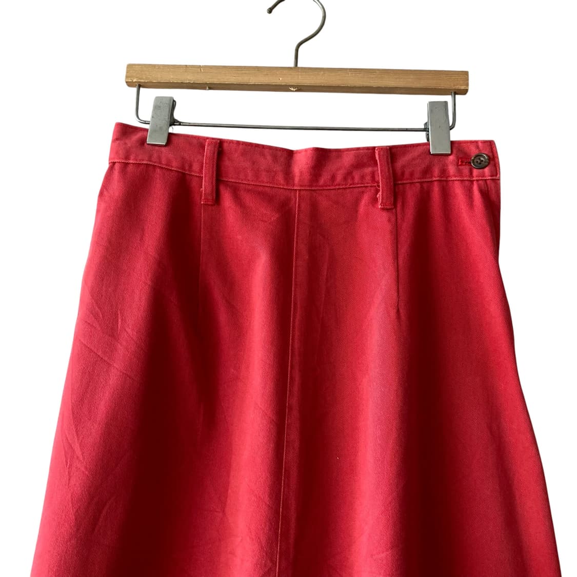 여성 롱 스커트 레드 A라인 봄치마 제이프레스 JPRESS  상품이미지3