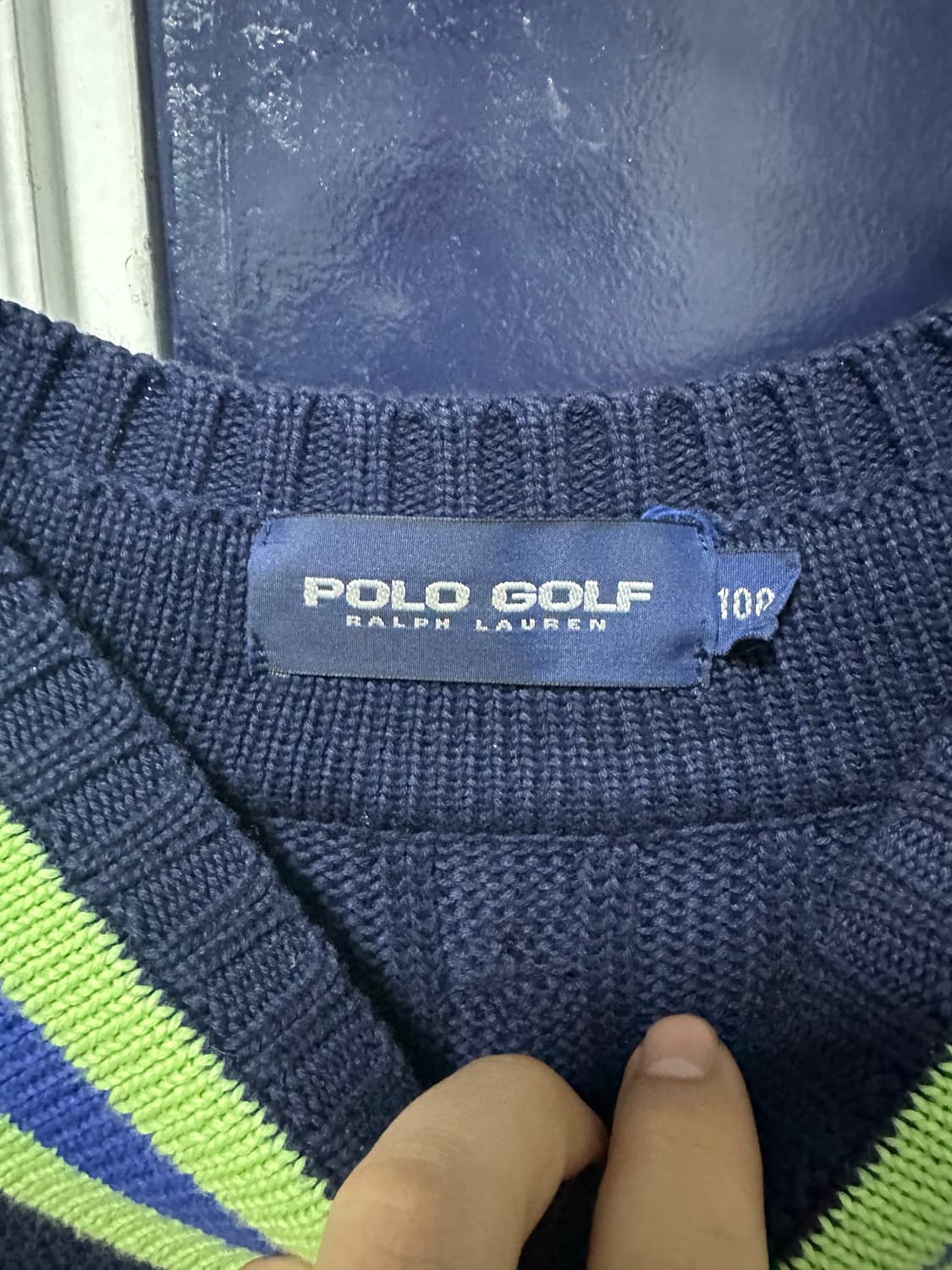빈티지 폴로 니트 상품이미지4
