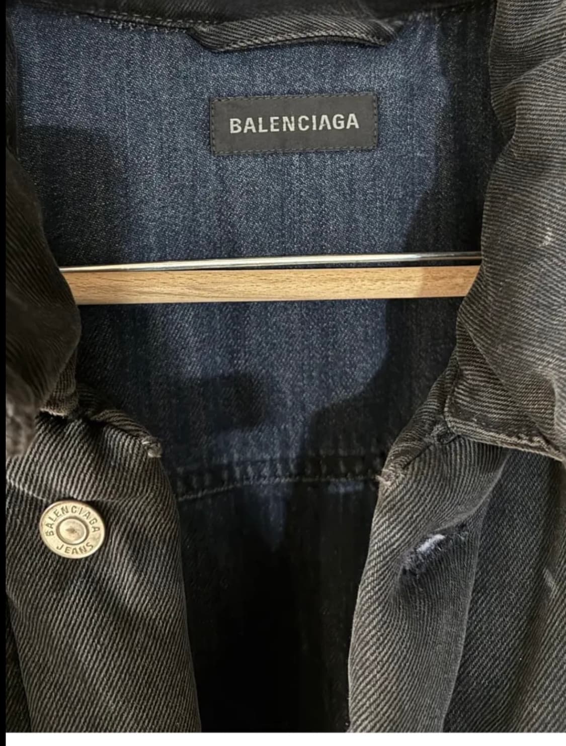 발렌시아가 데님 패딩 자켓 급처 상품이미지6