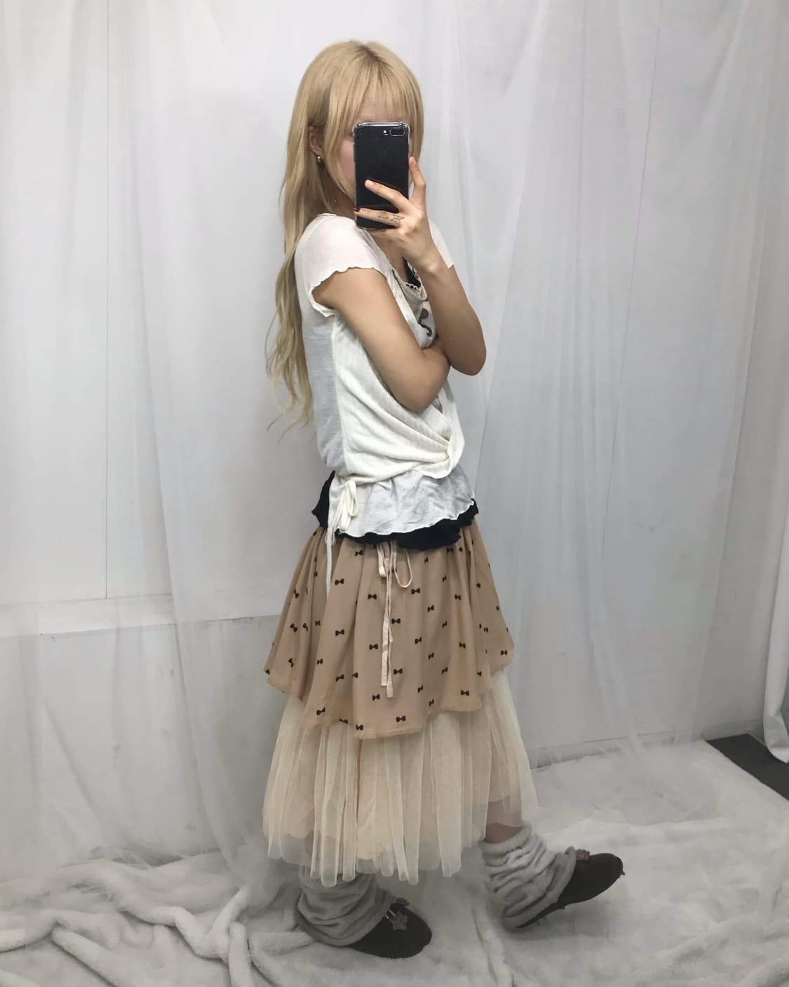 ✿베이지 러블리 너드 set ✿ 상품이미지1