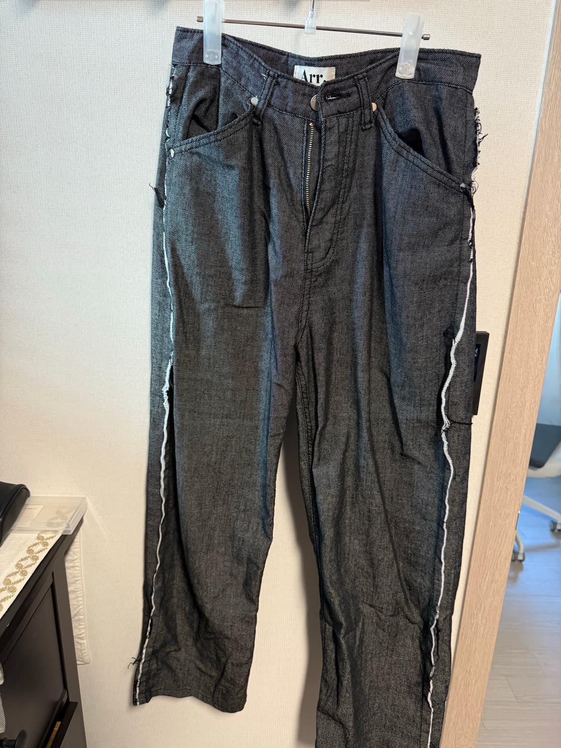 러브코드유 여름 흑청 데님 팬츠 상품이미지2